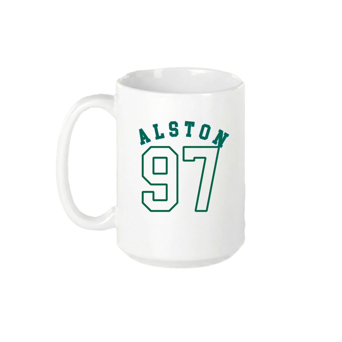 15oz Coffee Mug — Shirsey Arch in White
