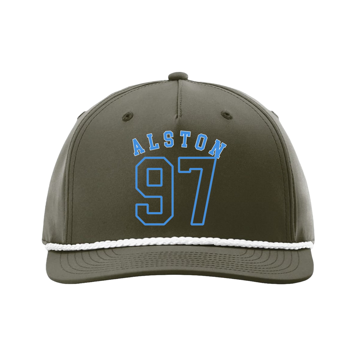 Five-Panel Classic Rope Cap — Shirsey Arch in Green