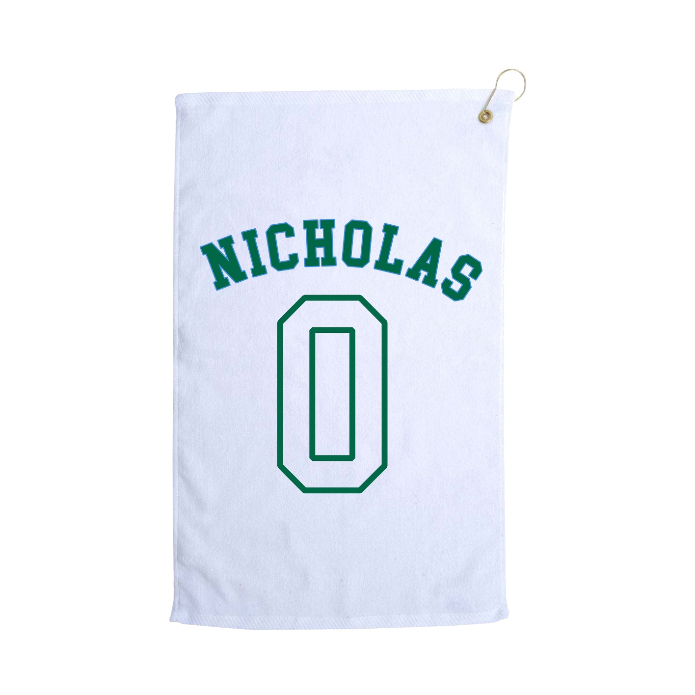 Golf Towel — Shirsey Arch in White