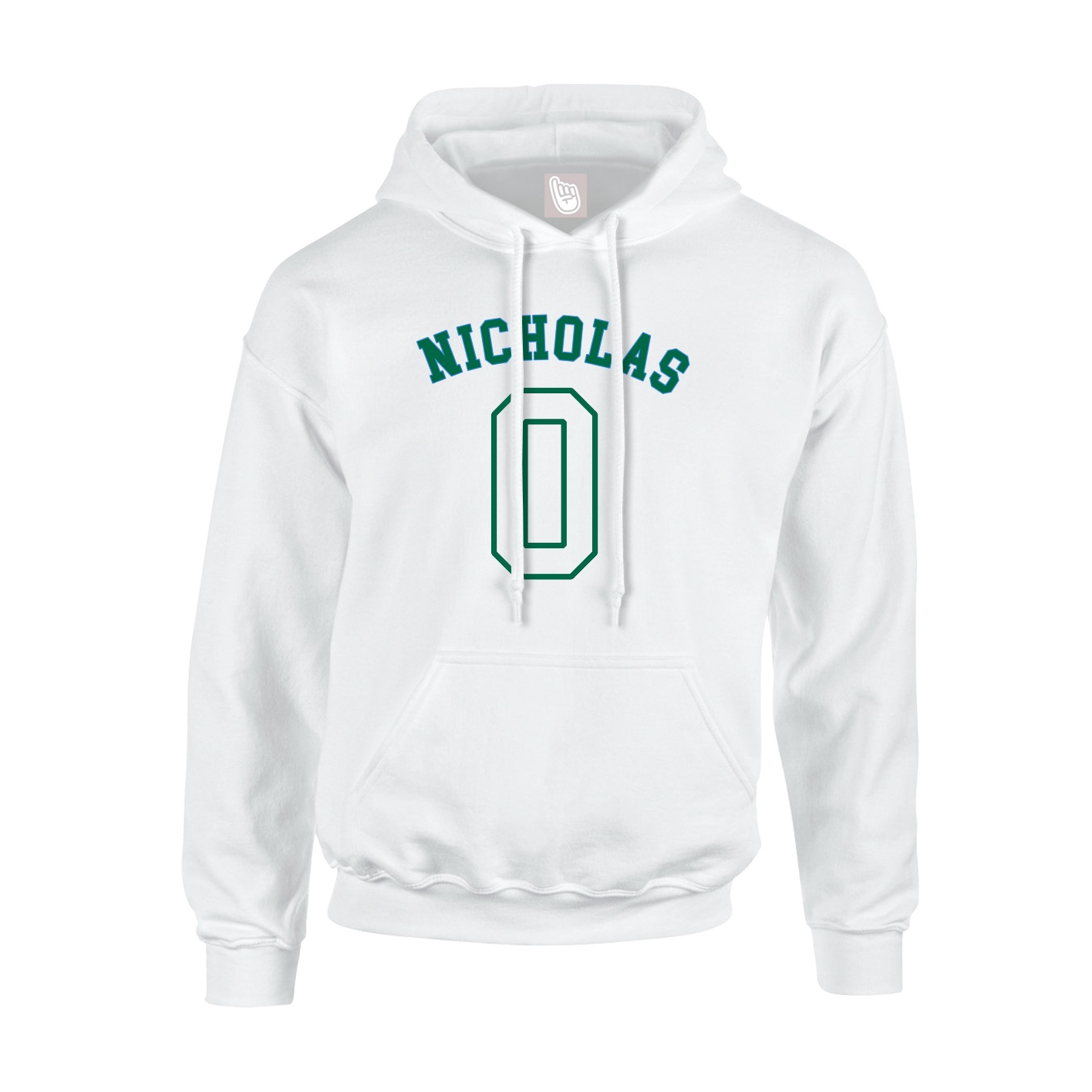 Youth Hoodie — Shirsey Arch in White