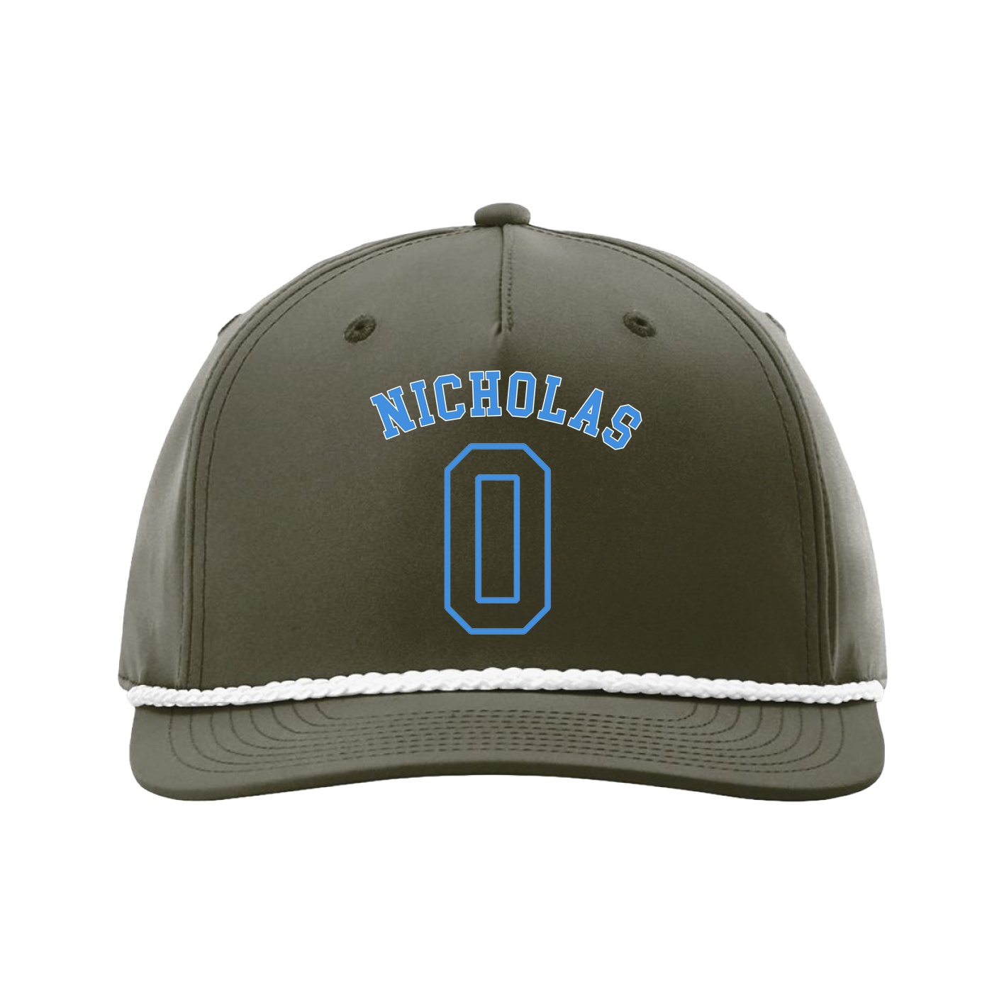 Five-Panel Classic Rope Cap — Shirsey Arch in Green