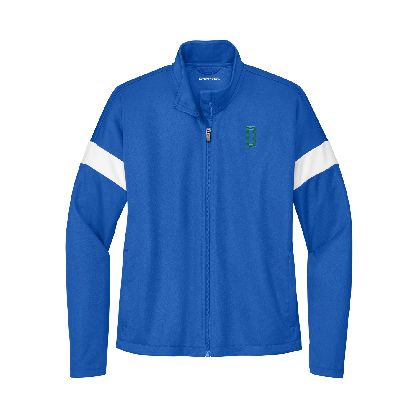 Womens Team Travel Full-Zip Jacket — Front Shirsy in Royal/White