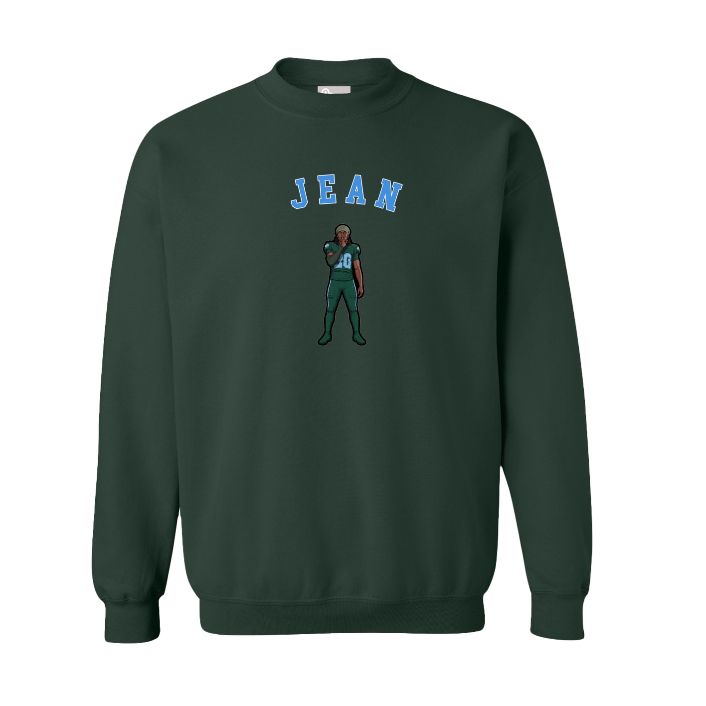 Fleece Crew — Shirsey Arch in Green