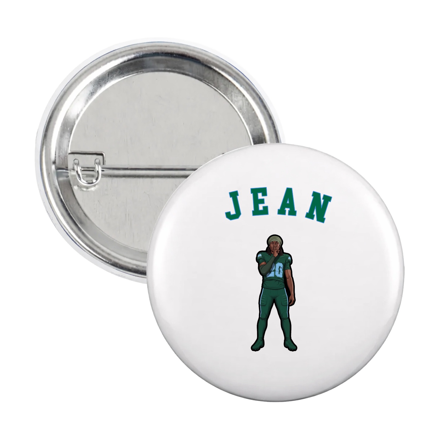 Game Day Button — Shirsey Arch in White
