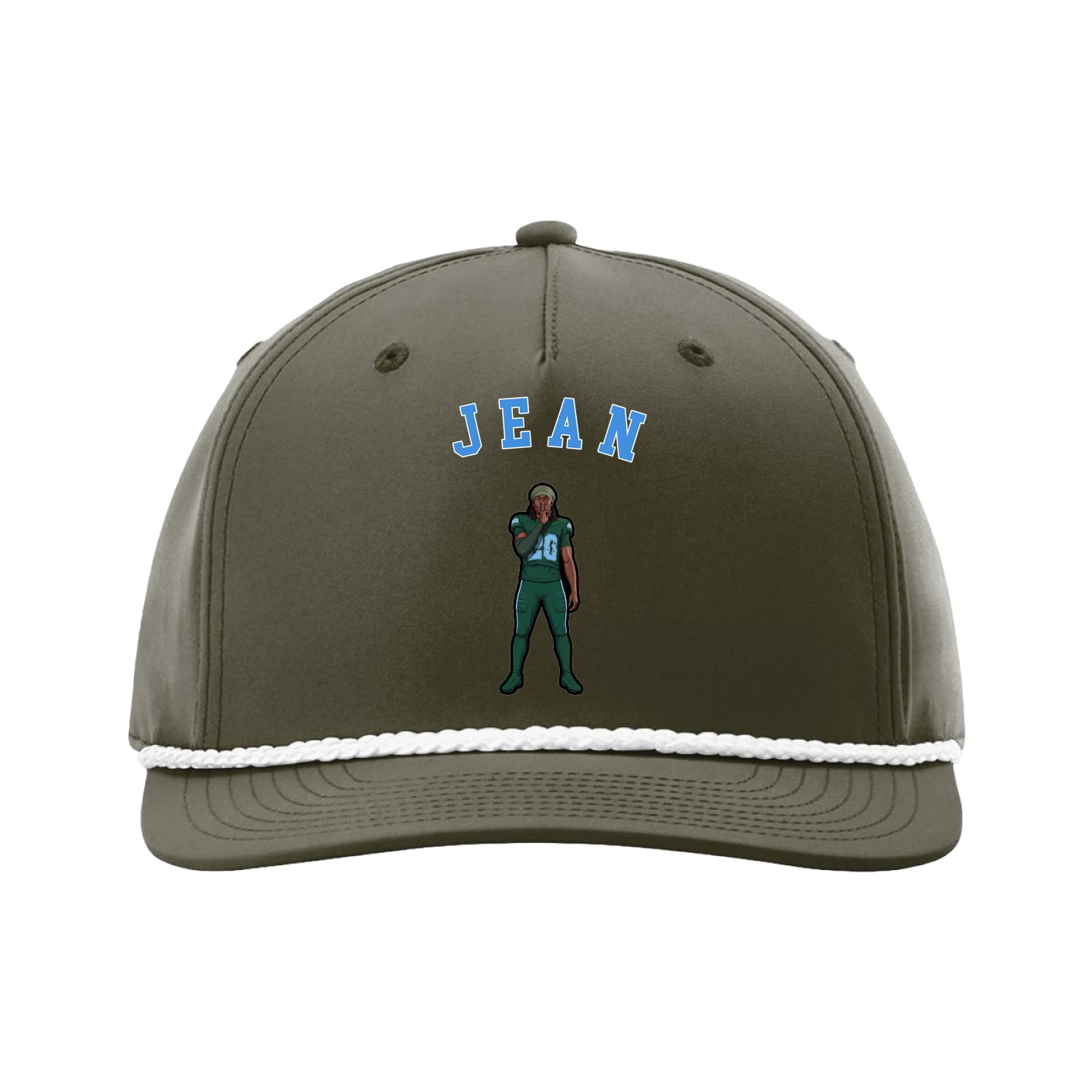 Five-Panel Classic Rope Cap — Shirsey Arch in Green
