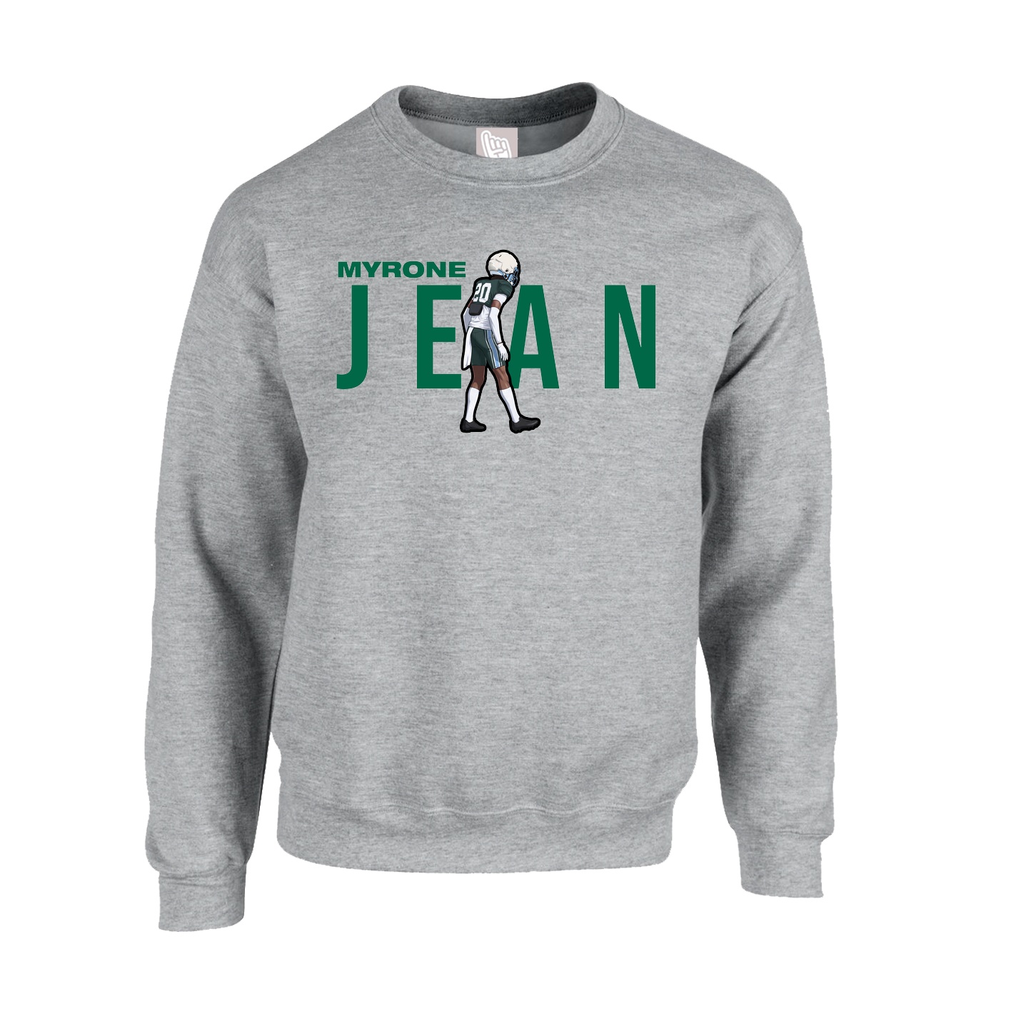 Fleece Crew — Player Name in Grey