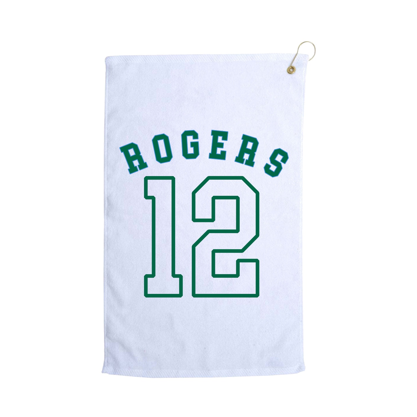 Golf Towel — Shirsey Arch in White