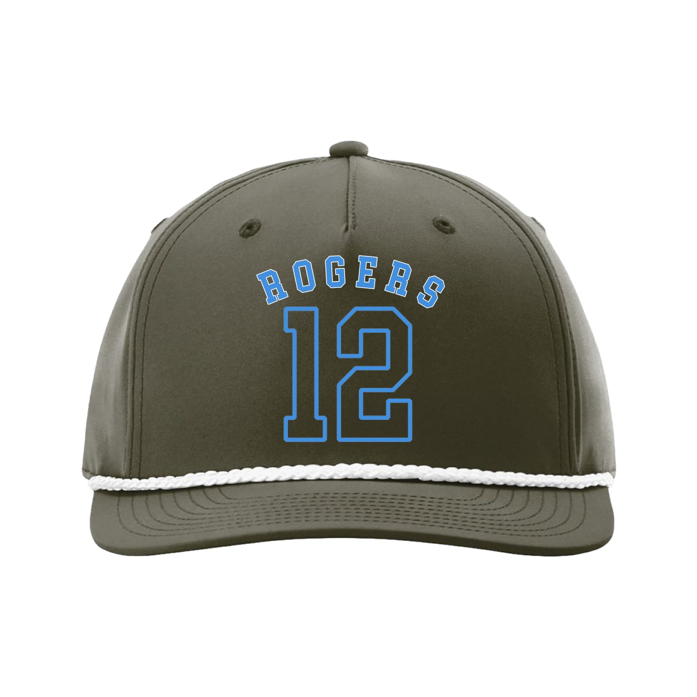 Five-Panel Classic Rope Cap — Shirsey Arch in Green