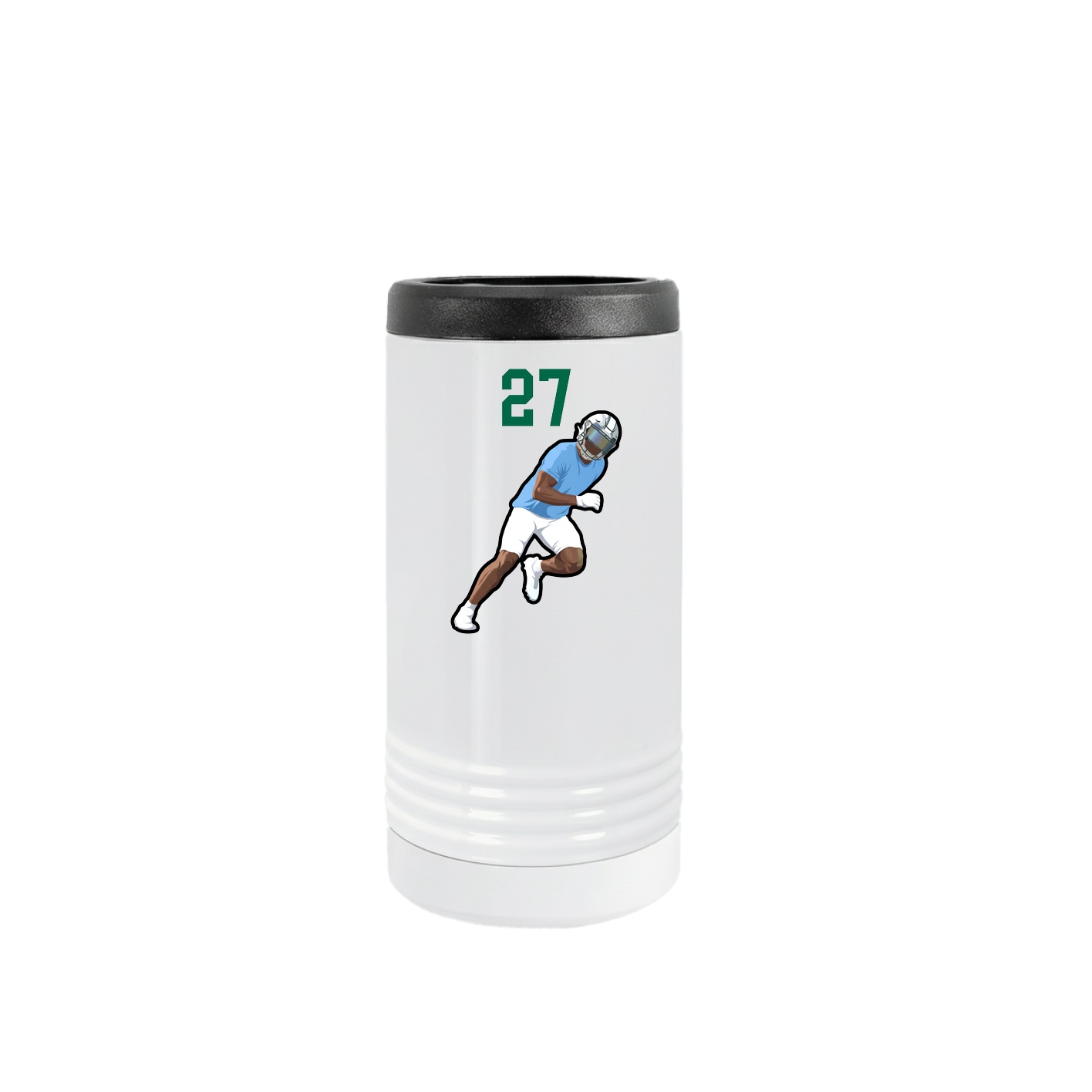 Slim Beverage Holder — Number Top in White