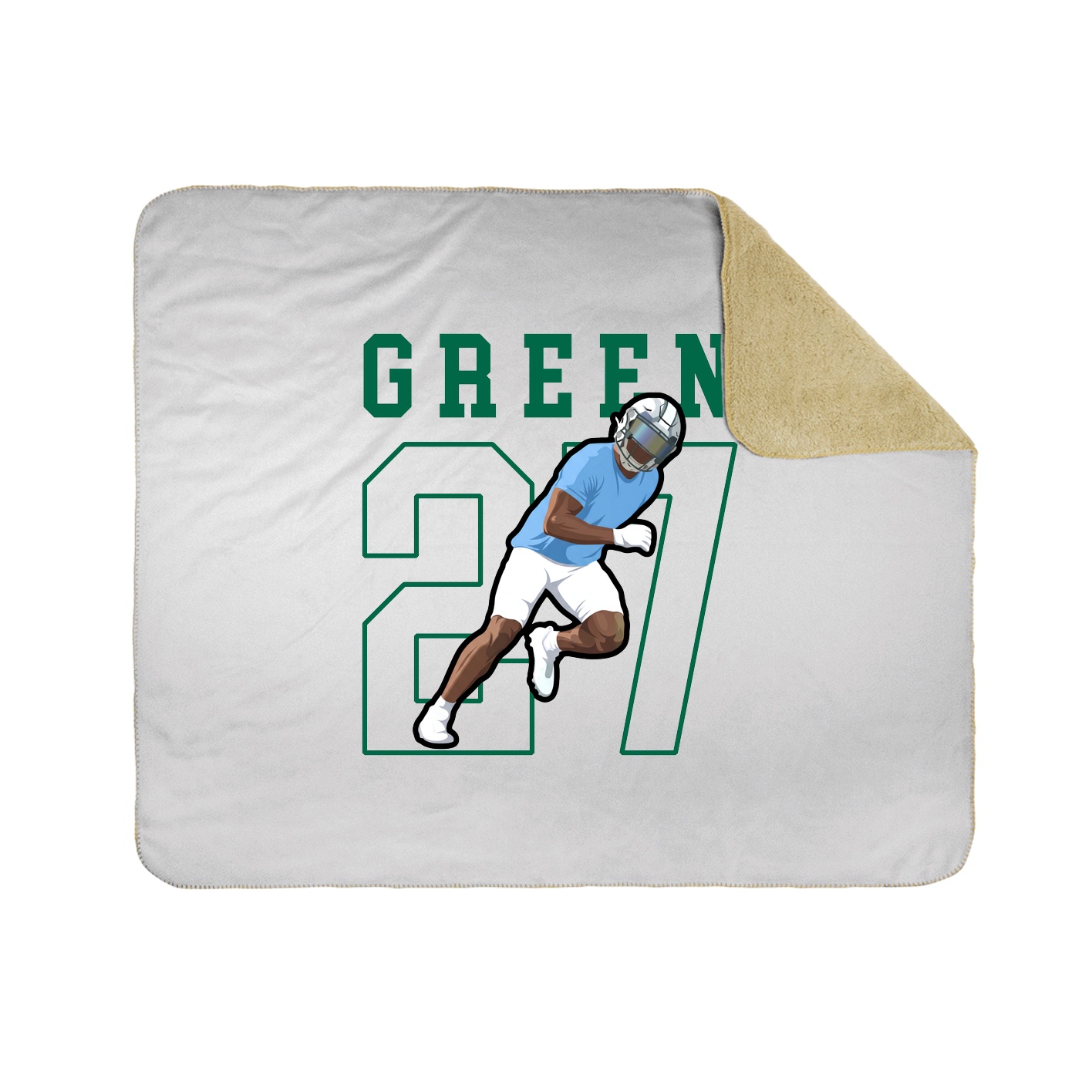 50x60 Sherpa Lined Throw Blanket