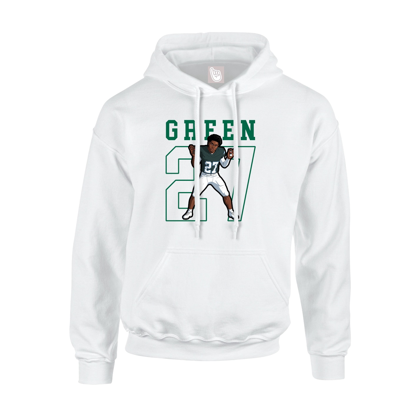 Youth Hoodie — Shirsey in White