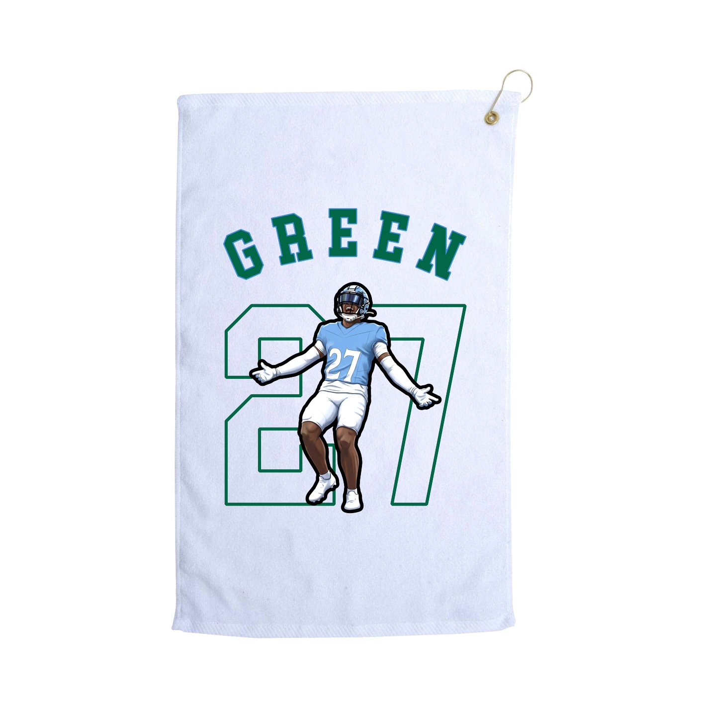 Golf Towel — Shirsey Arch in White