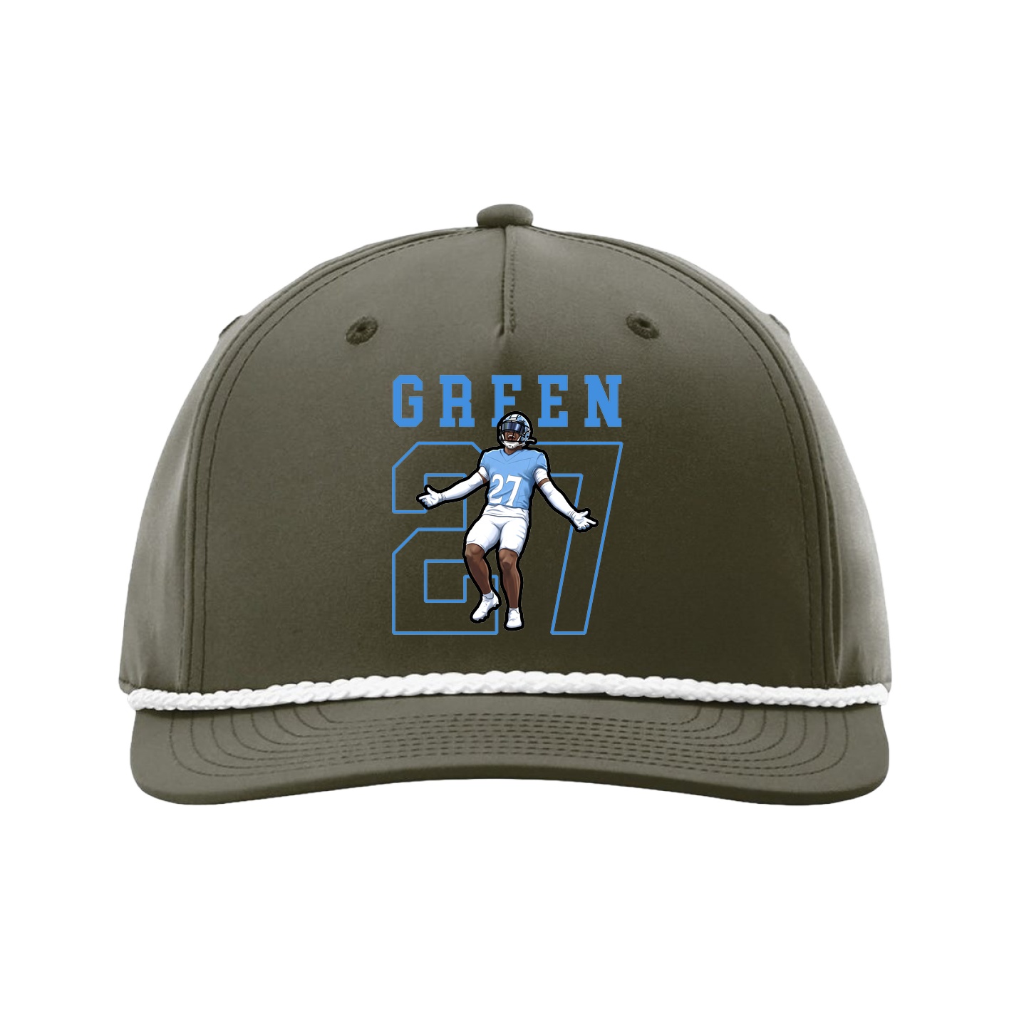 Five-Panel Classic Rope Cap — Shirsey in Green