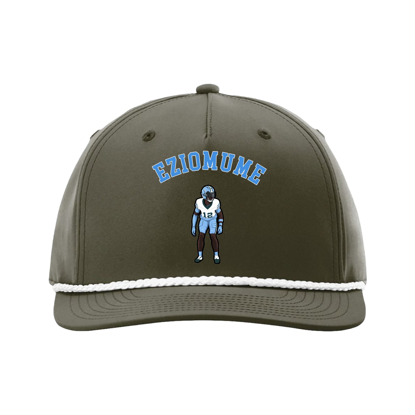 Five-Panel Classic Rope Cap — Shirsey Arch in Green