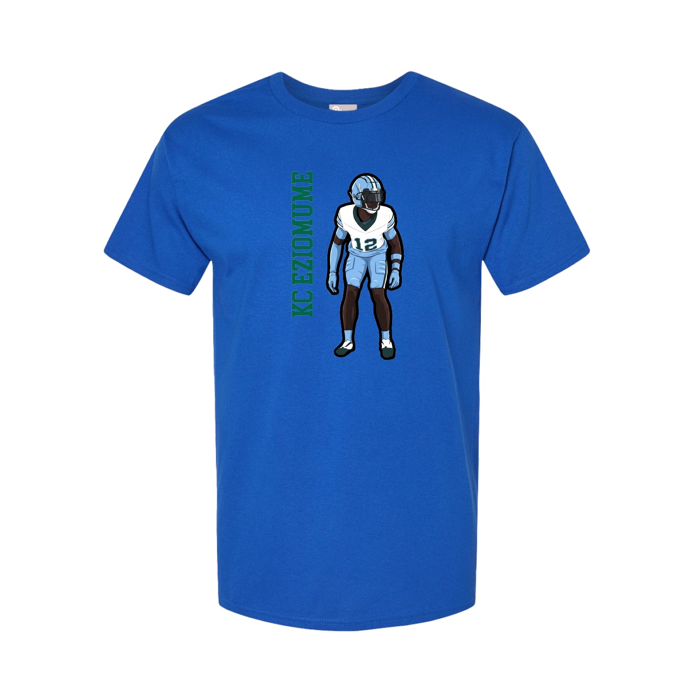 Tee — Name Vertical in Royal