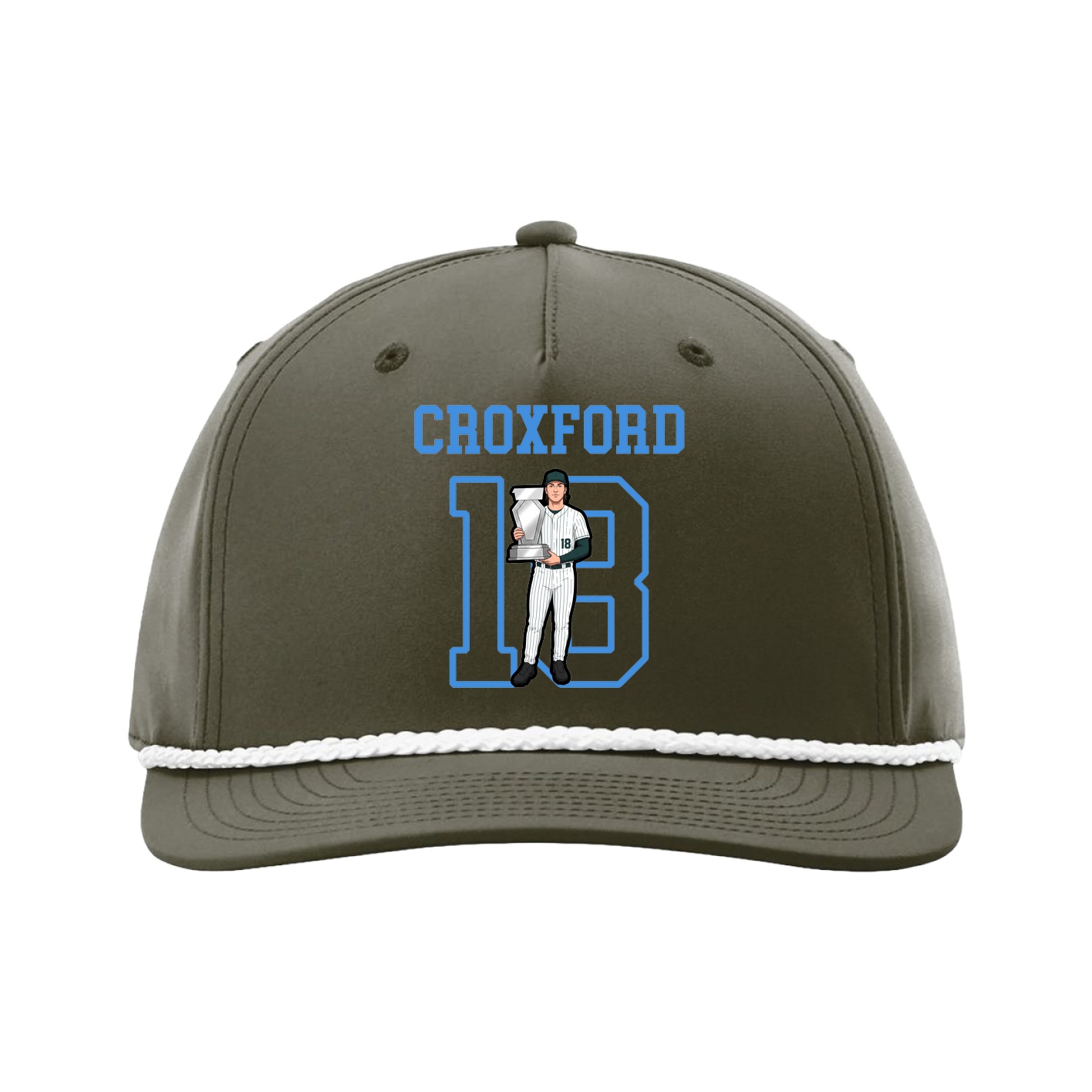 Five-Panel Classic Rope Cap — Shirsey in Green