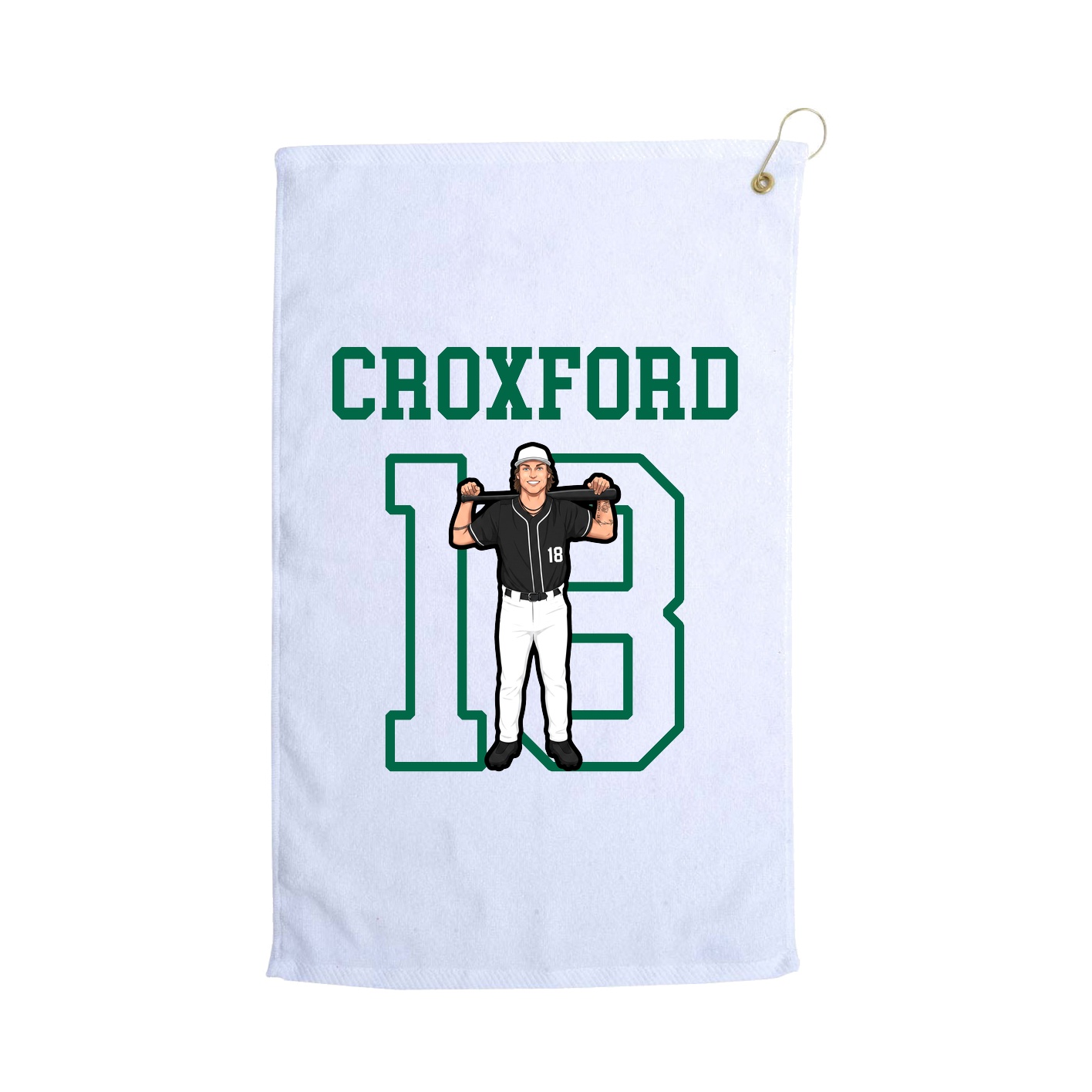 Golf Towel — Shirsey in White