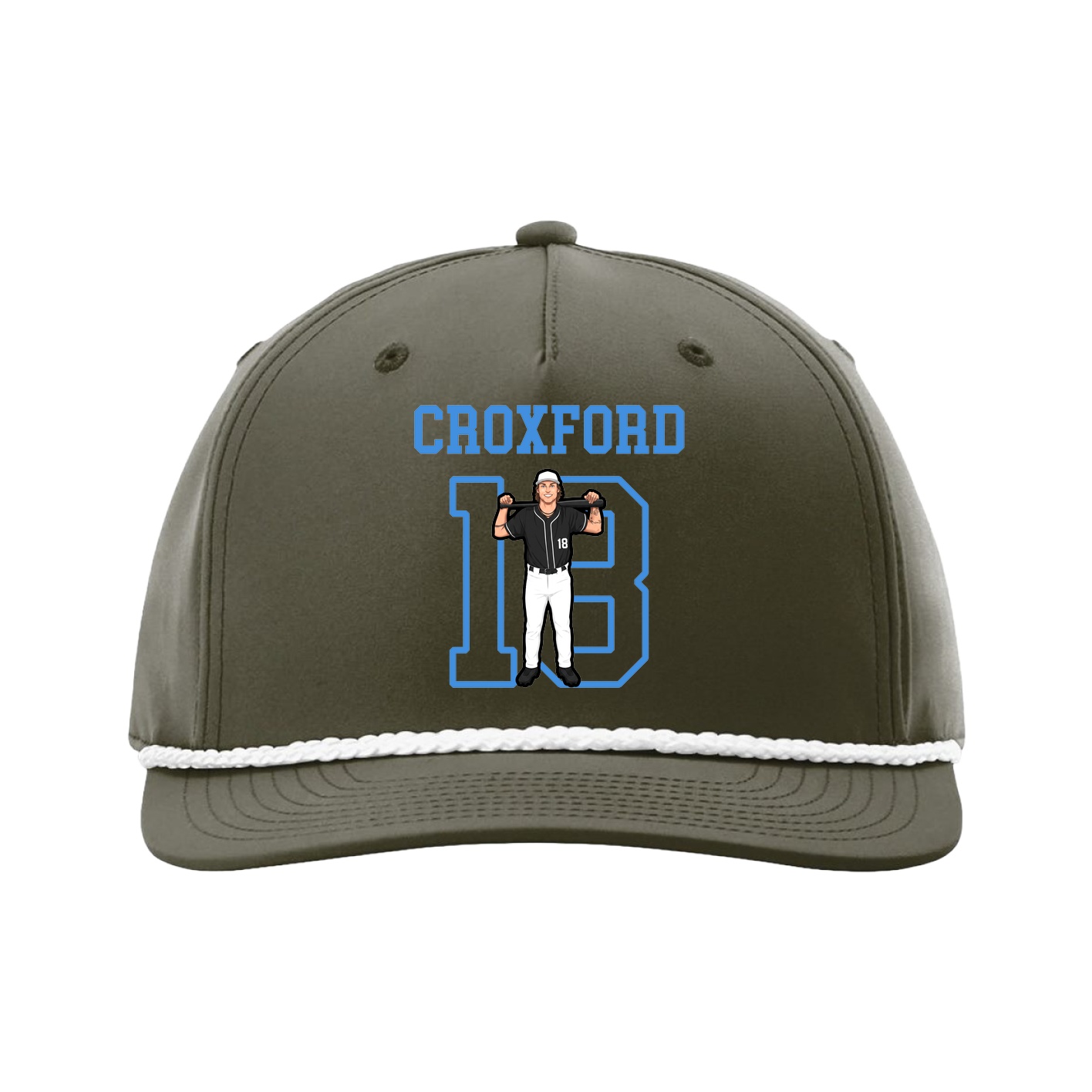 Five-Panel Classic Rope Cap — Shirsey in Green