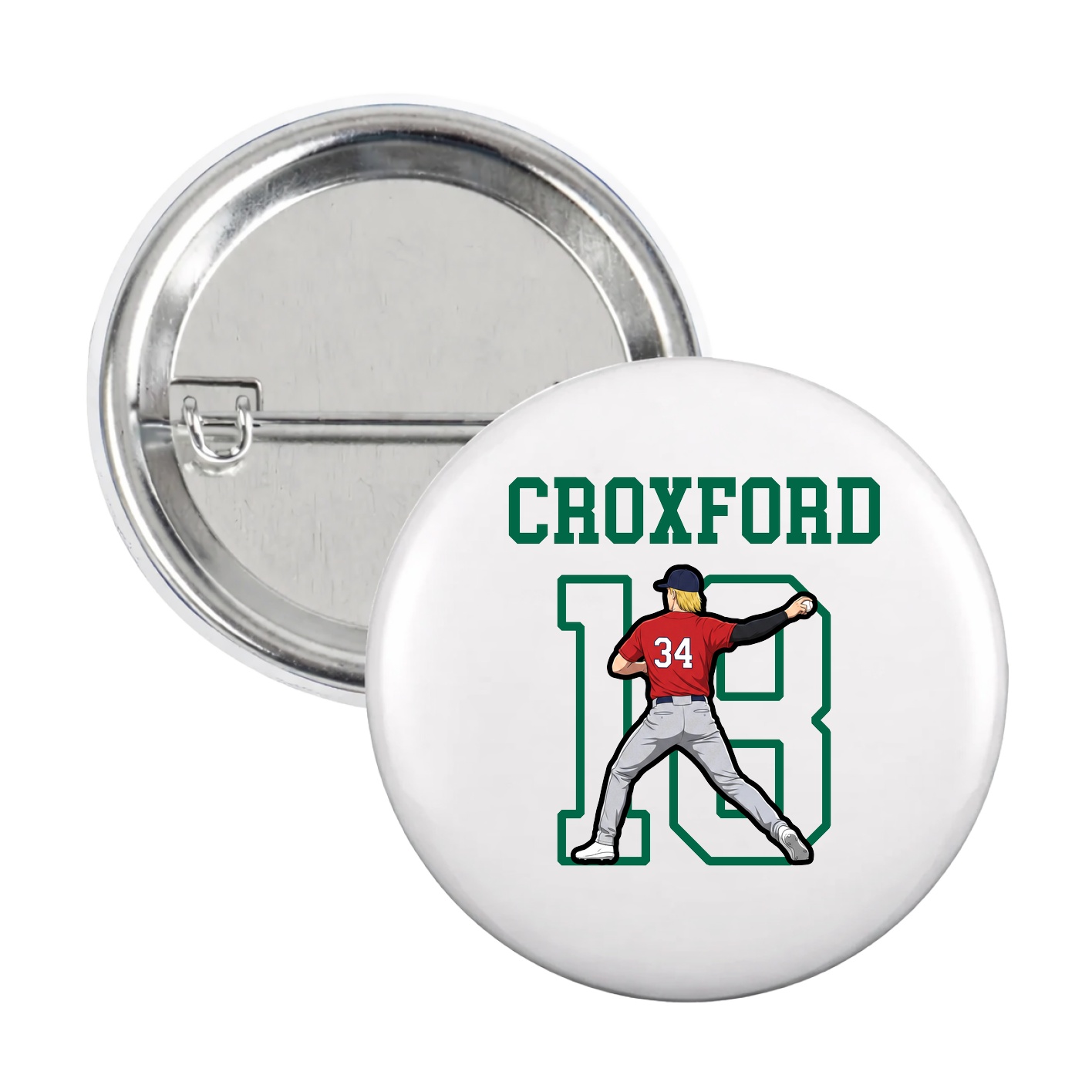 Game Day Button — Shirsey in White