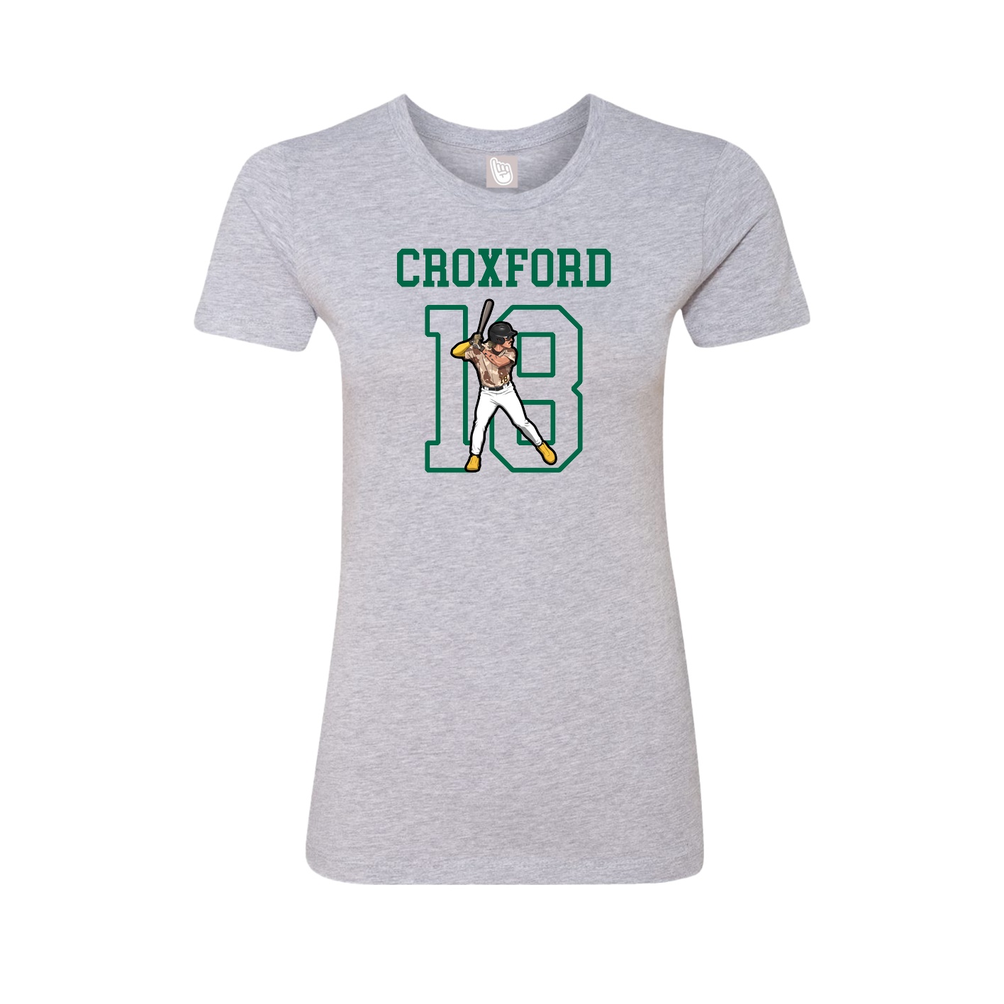 Fitted Women's Tee — Shirsey in Grey