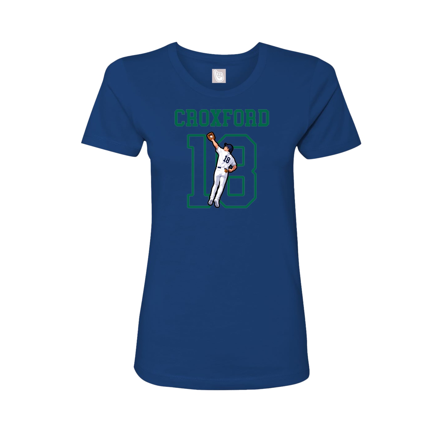 Fitted Women's Tee — Shirsey in Royal