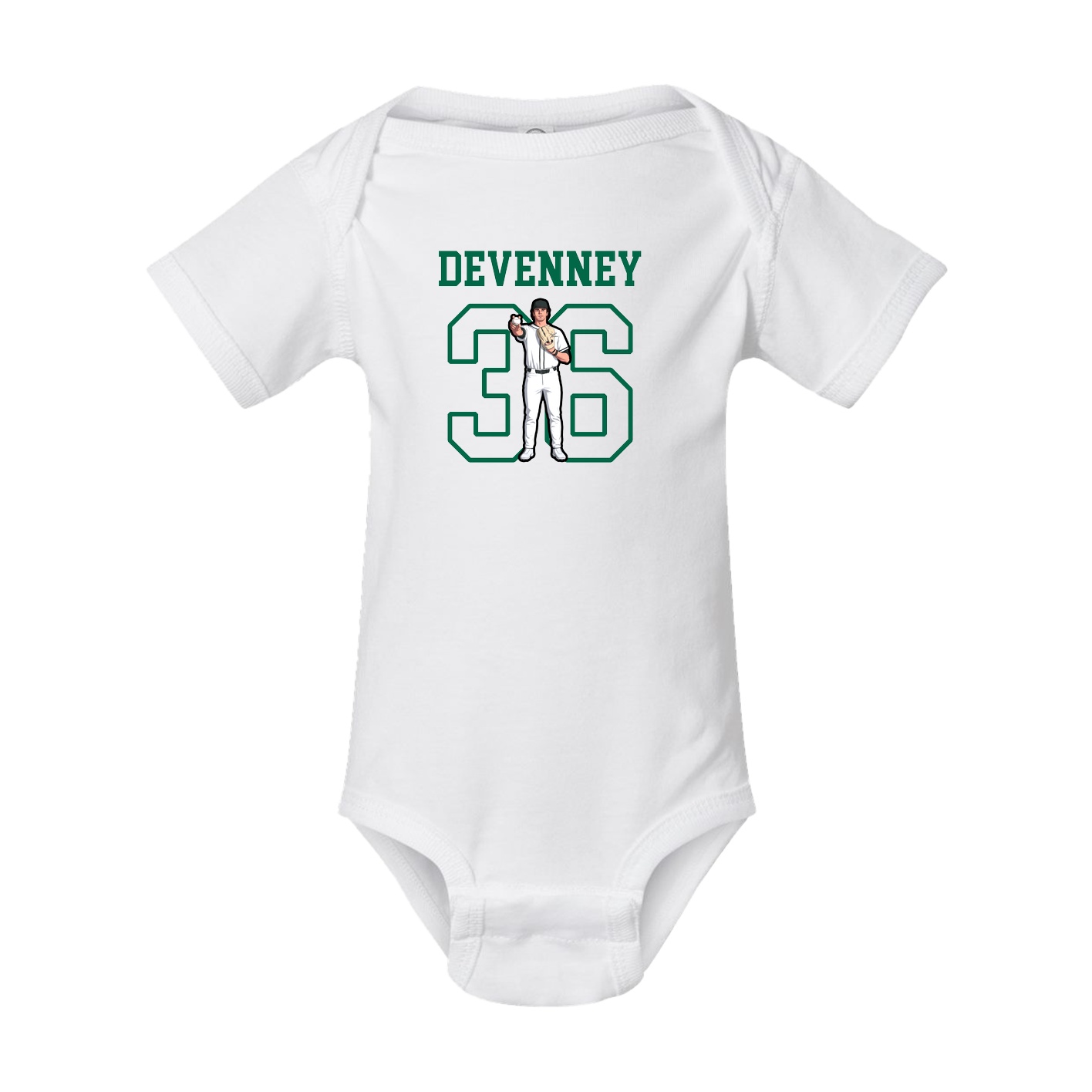 Baby Onesie — Shirsey in White