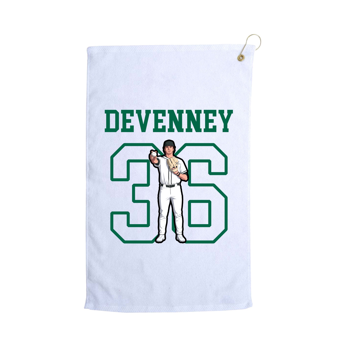 Golf Towel — Shirsey in White