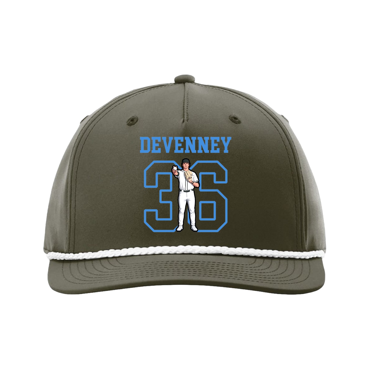 Five-Panel Classic Rope Cap — Shirsey in Green