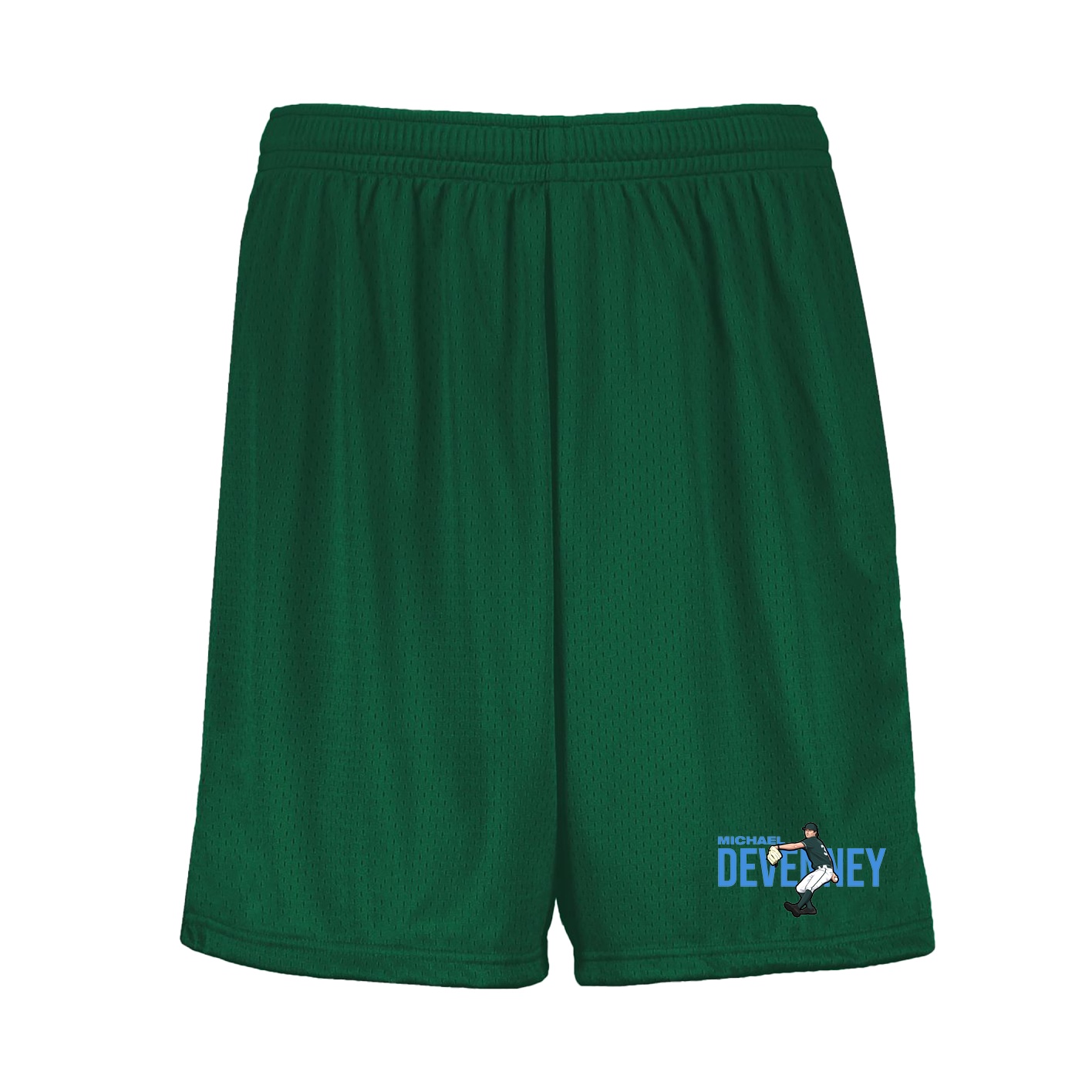 Shorts — Player Name in Green