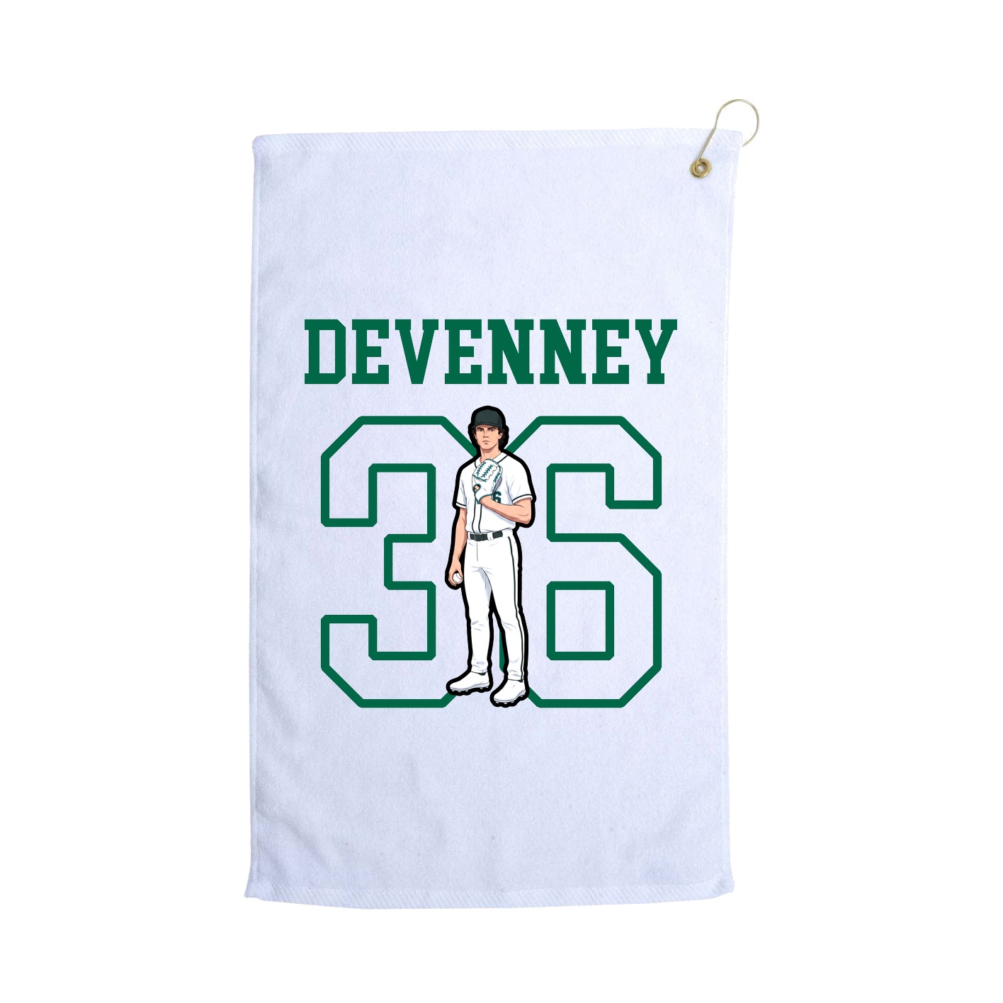 Golf Towel — Shirsey in White