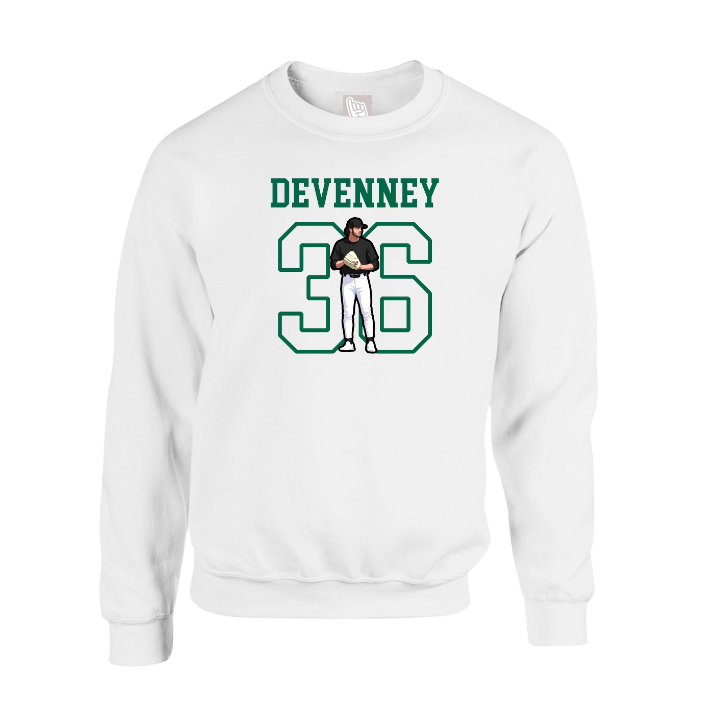 Fleece Crew — Shirsey in White