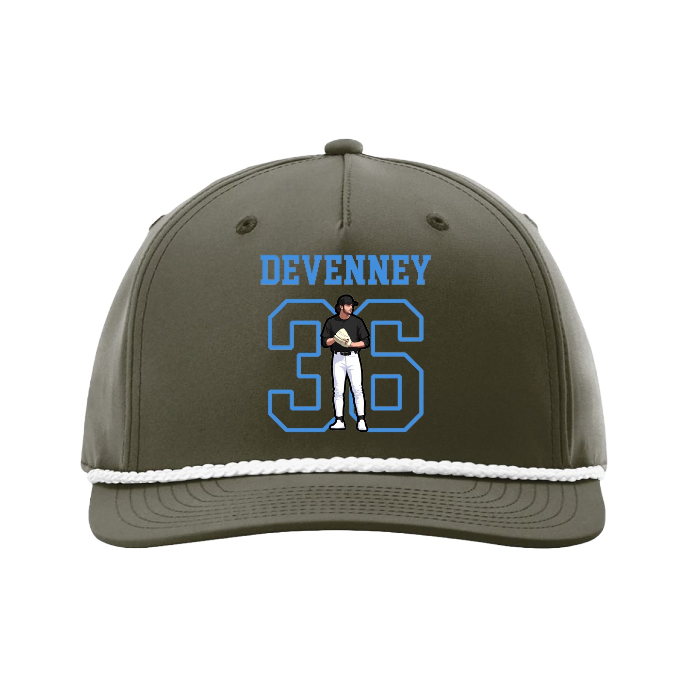 Five-Panel Classic Rope Cap — Shirsey in Green