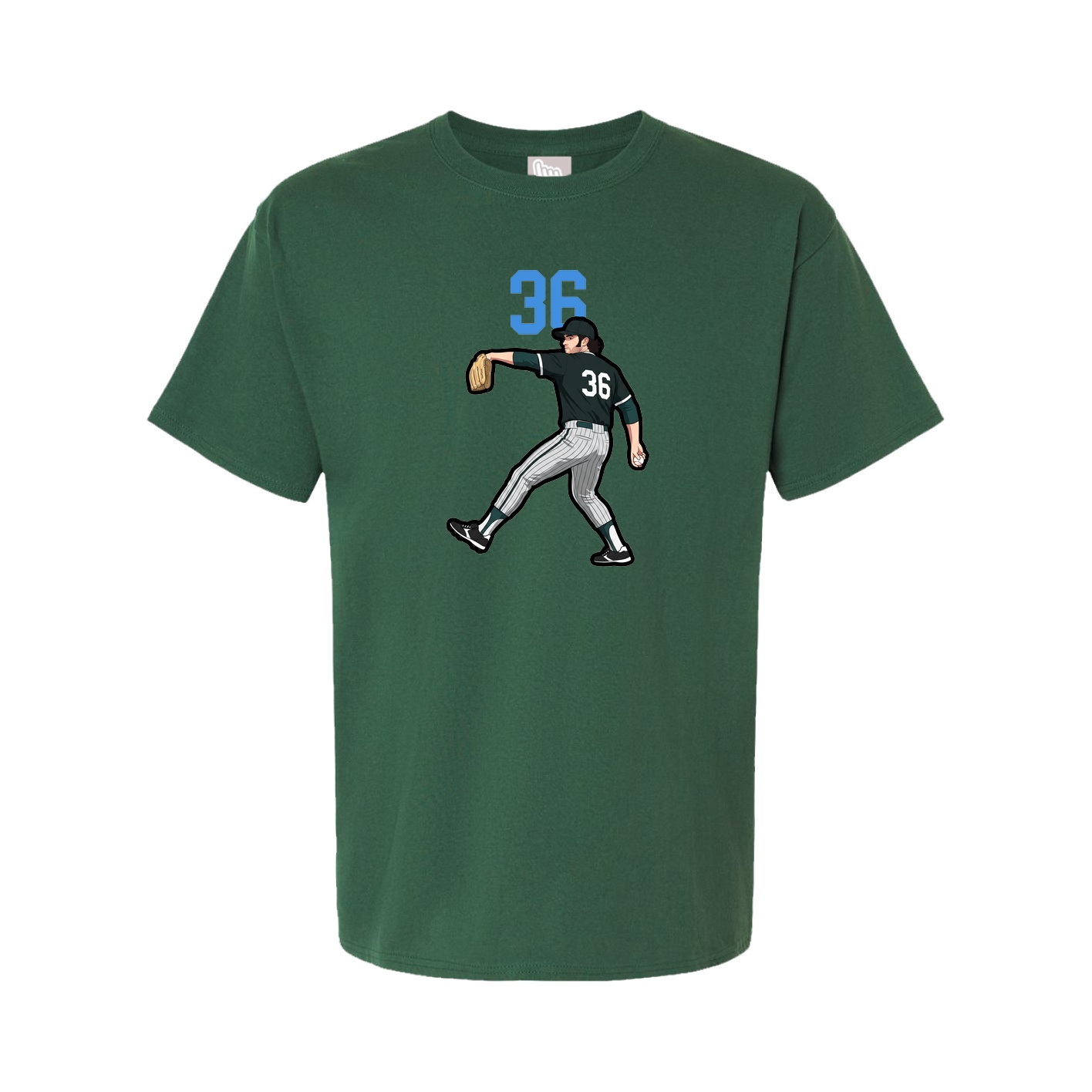 Tee — Number Top in Green