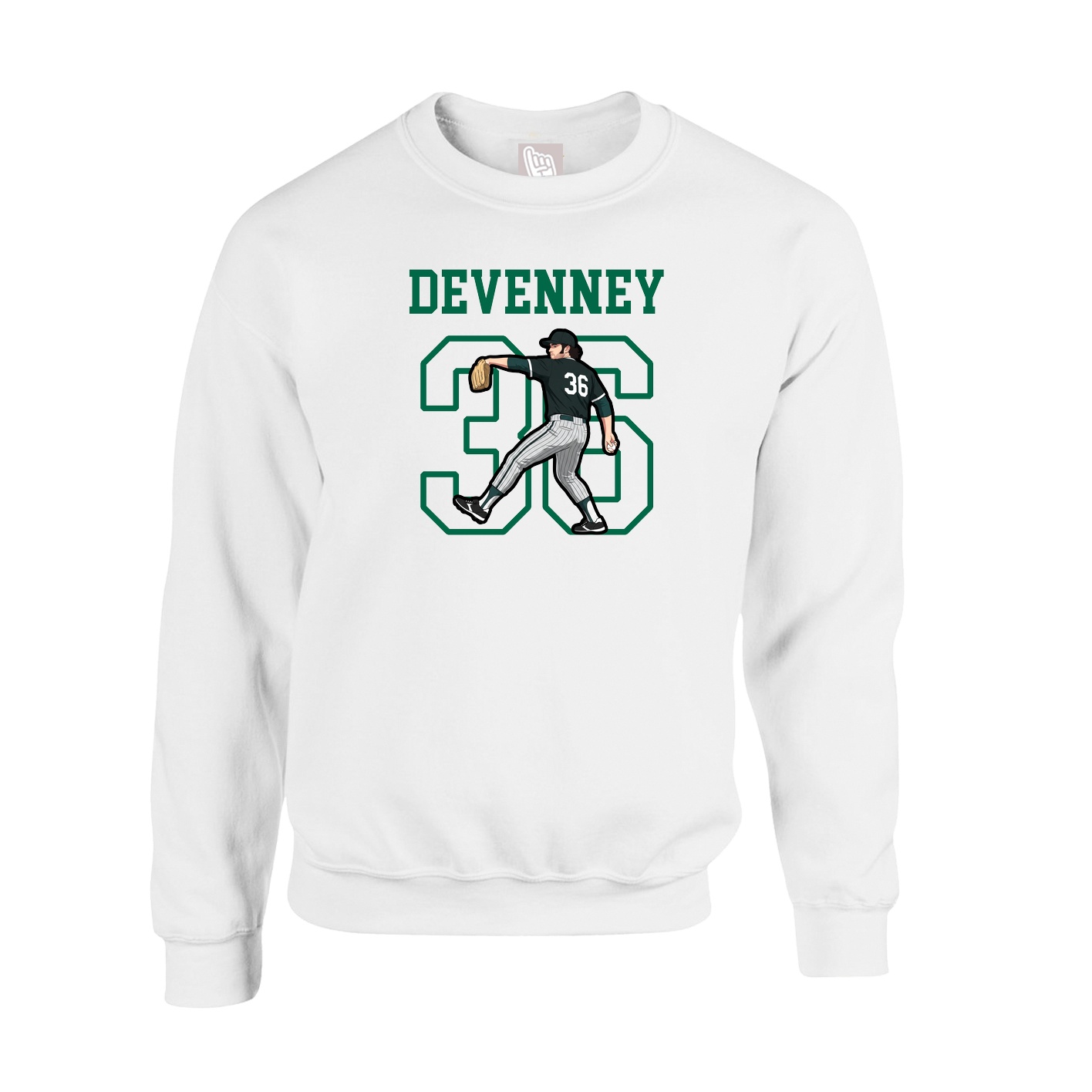 Fleece Crew — Shirsey in White