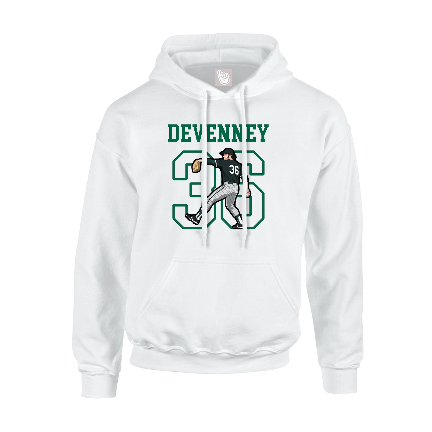 Youth Hoodie — Shirsey in White