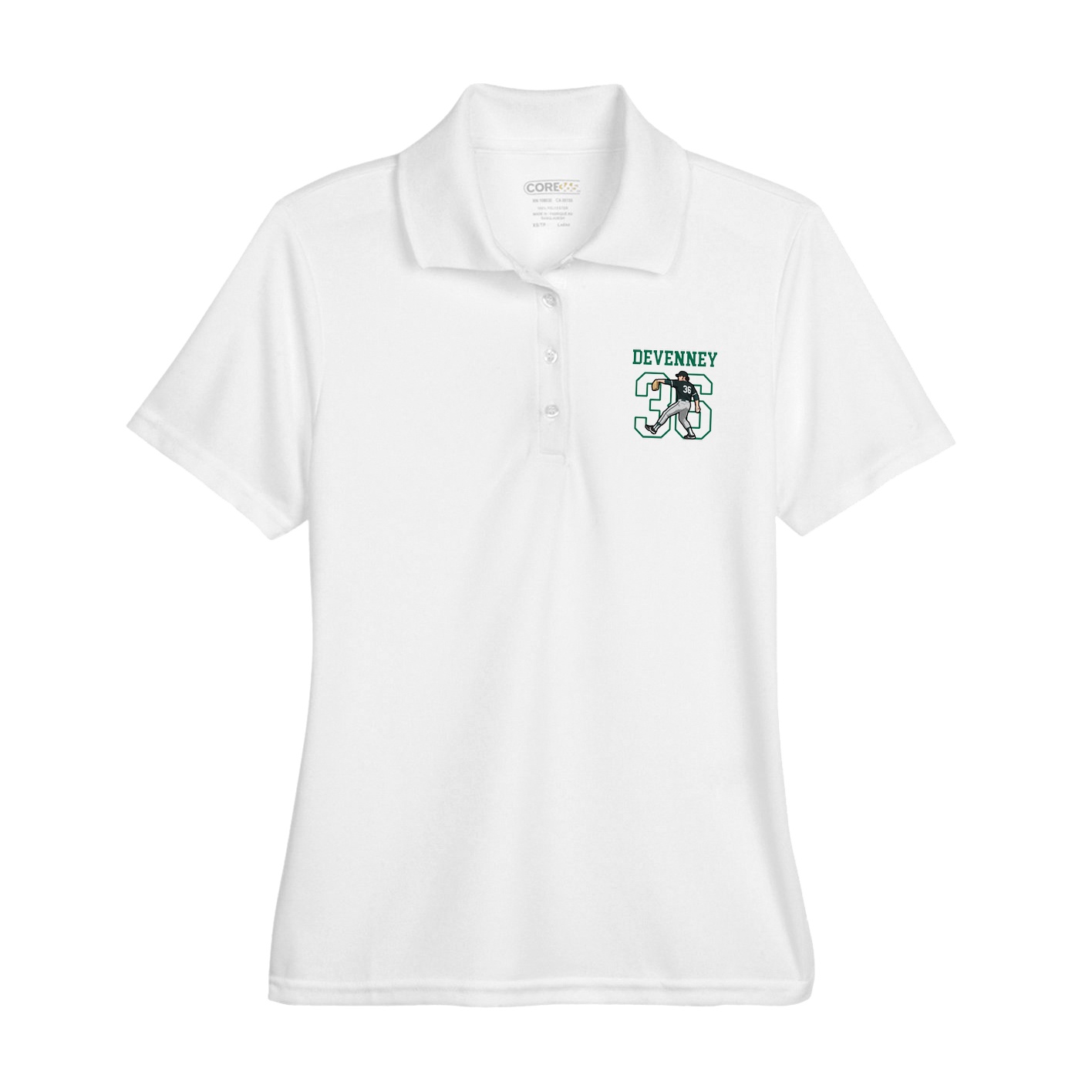 Womens Performance Polo — Shirsey in White