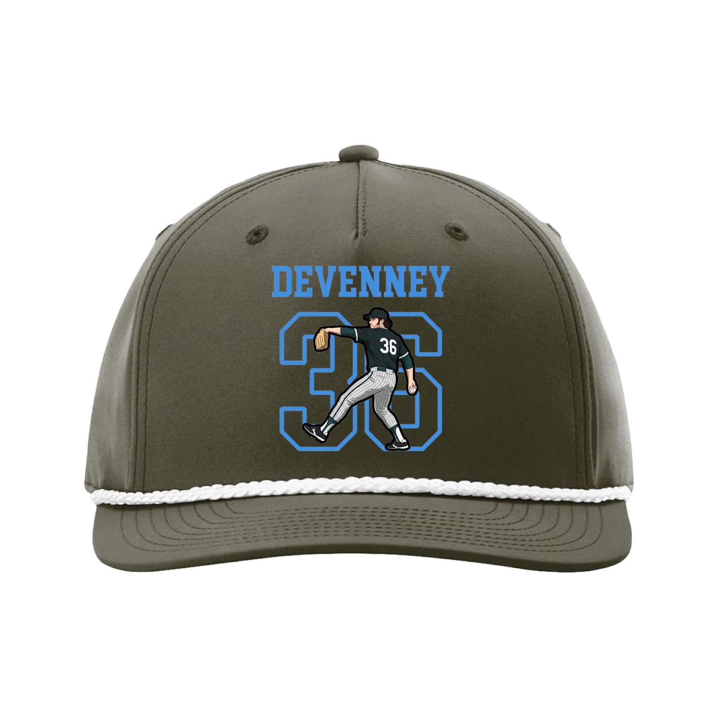 Five-Panel Classic Rope Cap — Shirsey in Green