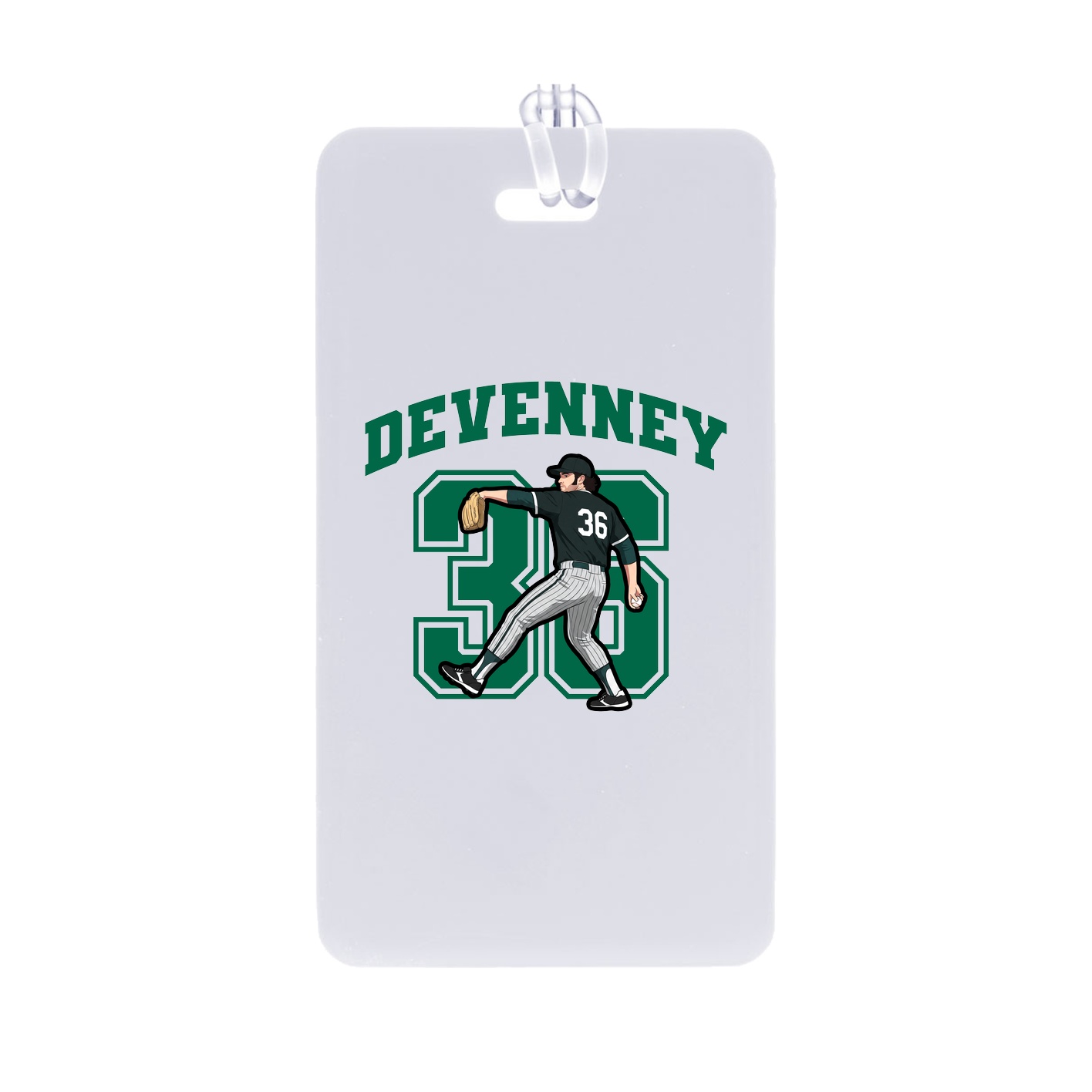 Bag Tag — Number in Classic