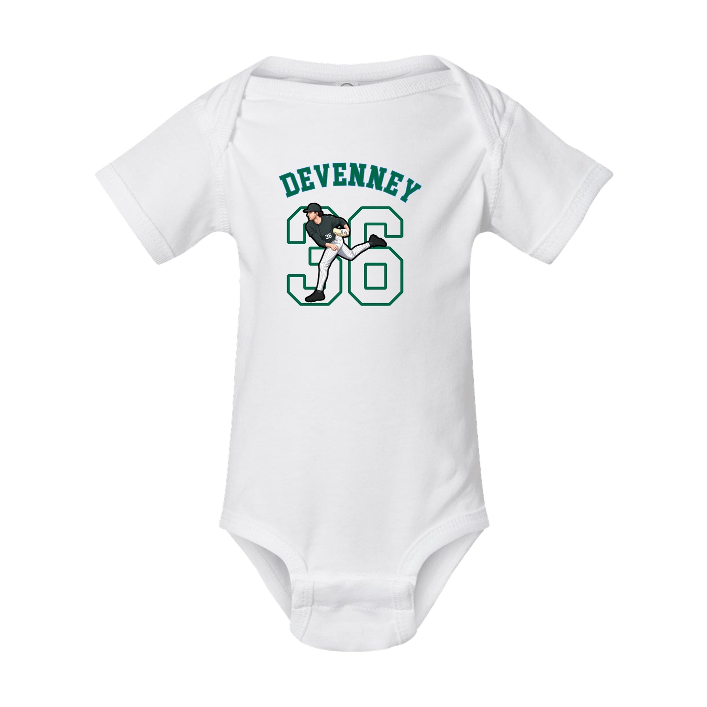 Baby Onesie — Shirsey Arch in White