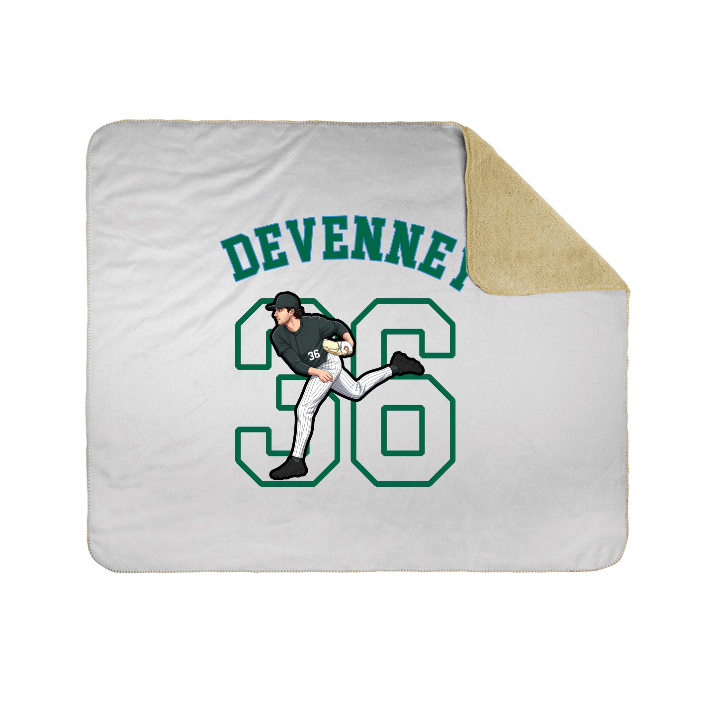 Throw Blanket — Shirsey Arch in White