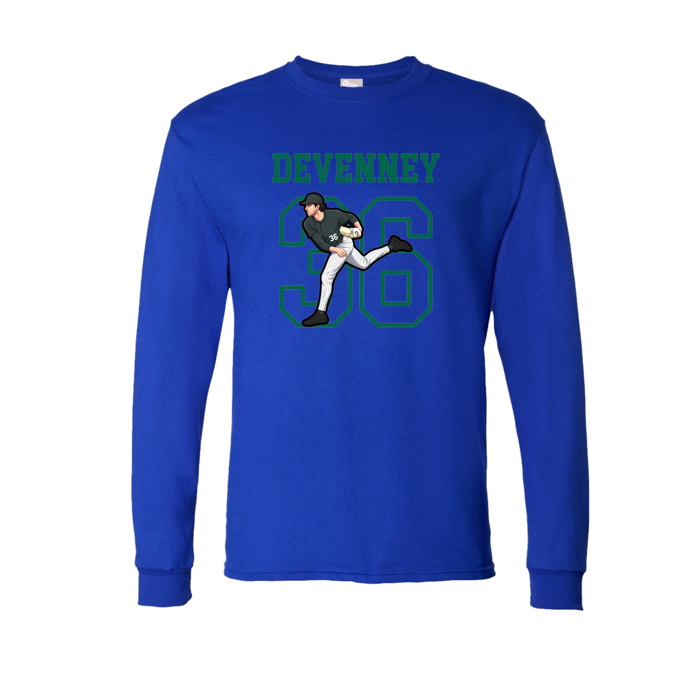 Long Sleeve Tee — Shirsey in Royal