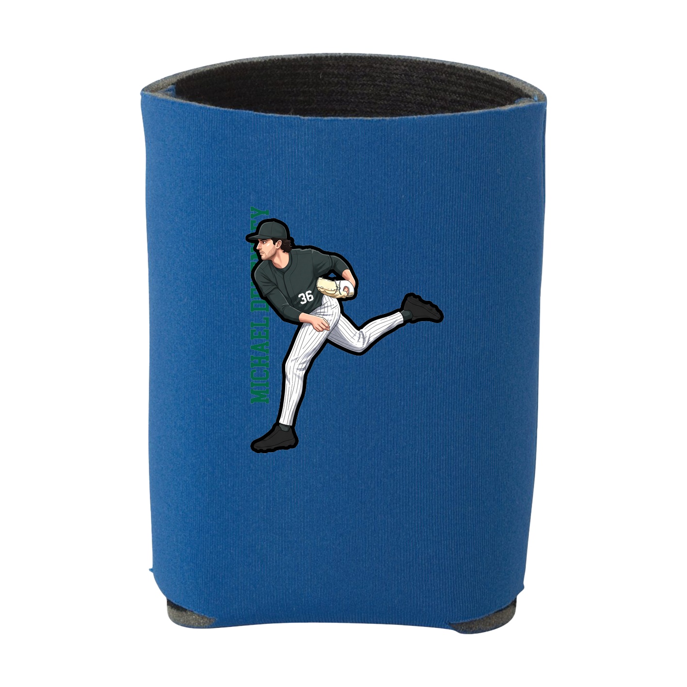 Can Holder — Name Vertical in Royal