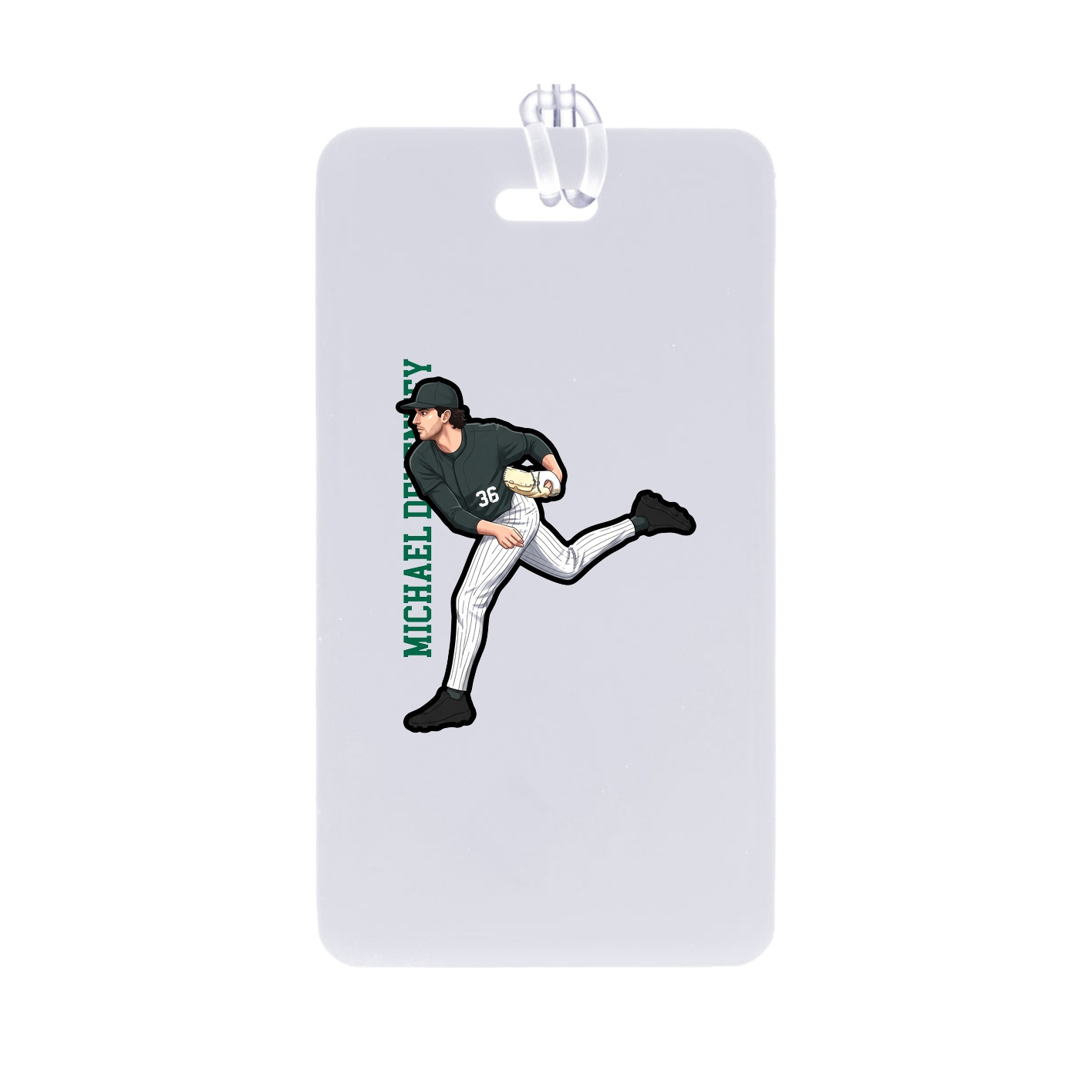 Bag Tag — Name Vertical in Classic