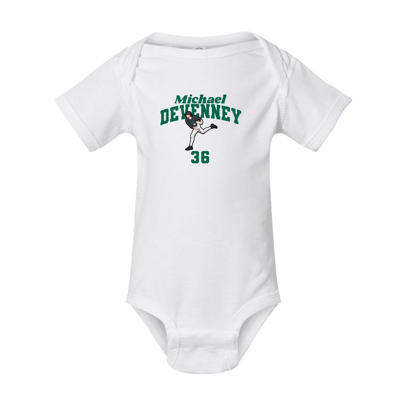 Baby Onesie — Signature Arch in White