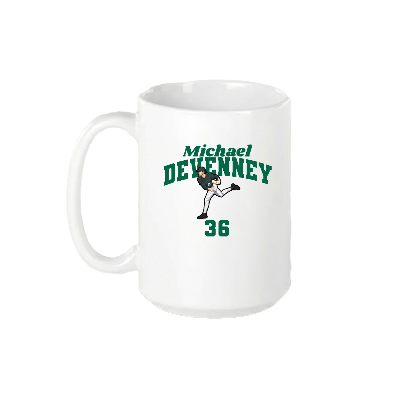 15oz Coffee Mug — Signature Arch in White