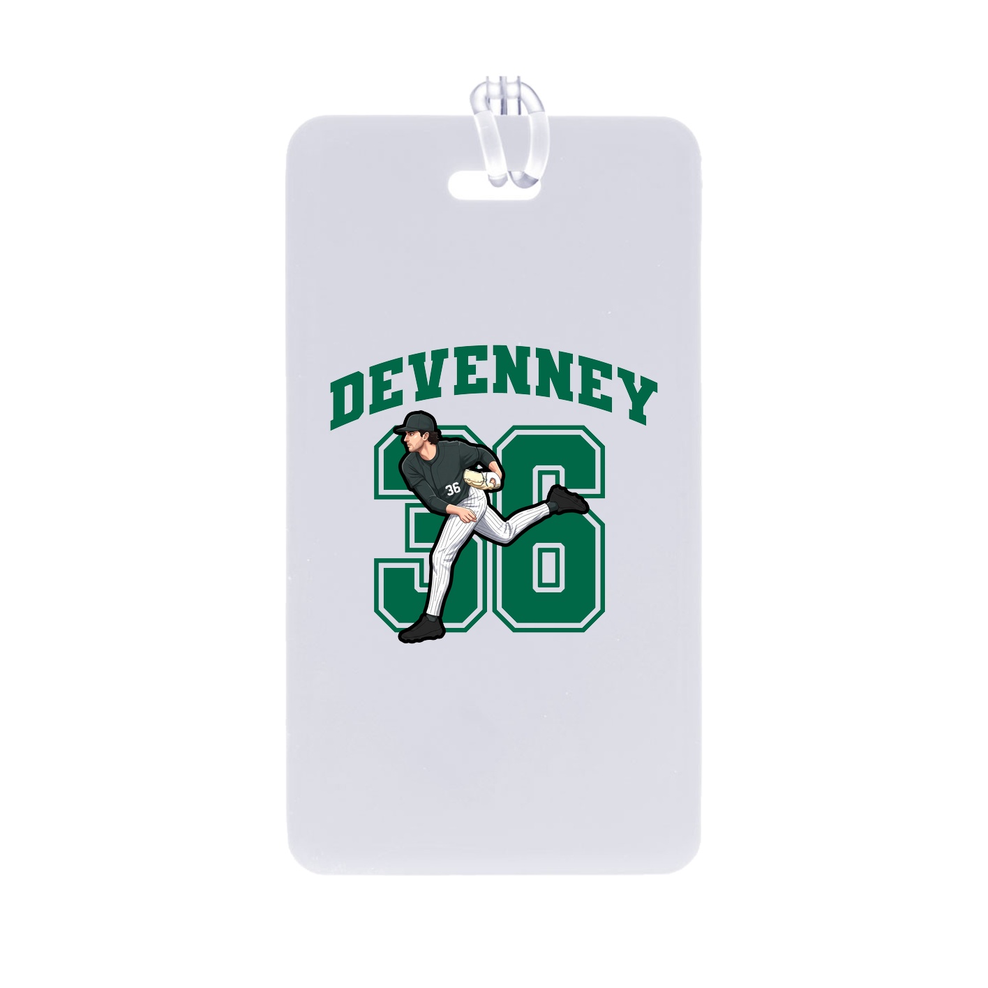 Bag Tag — Number in Classic