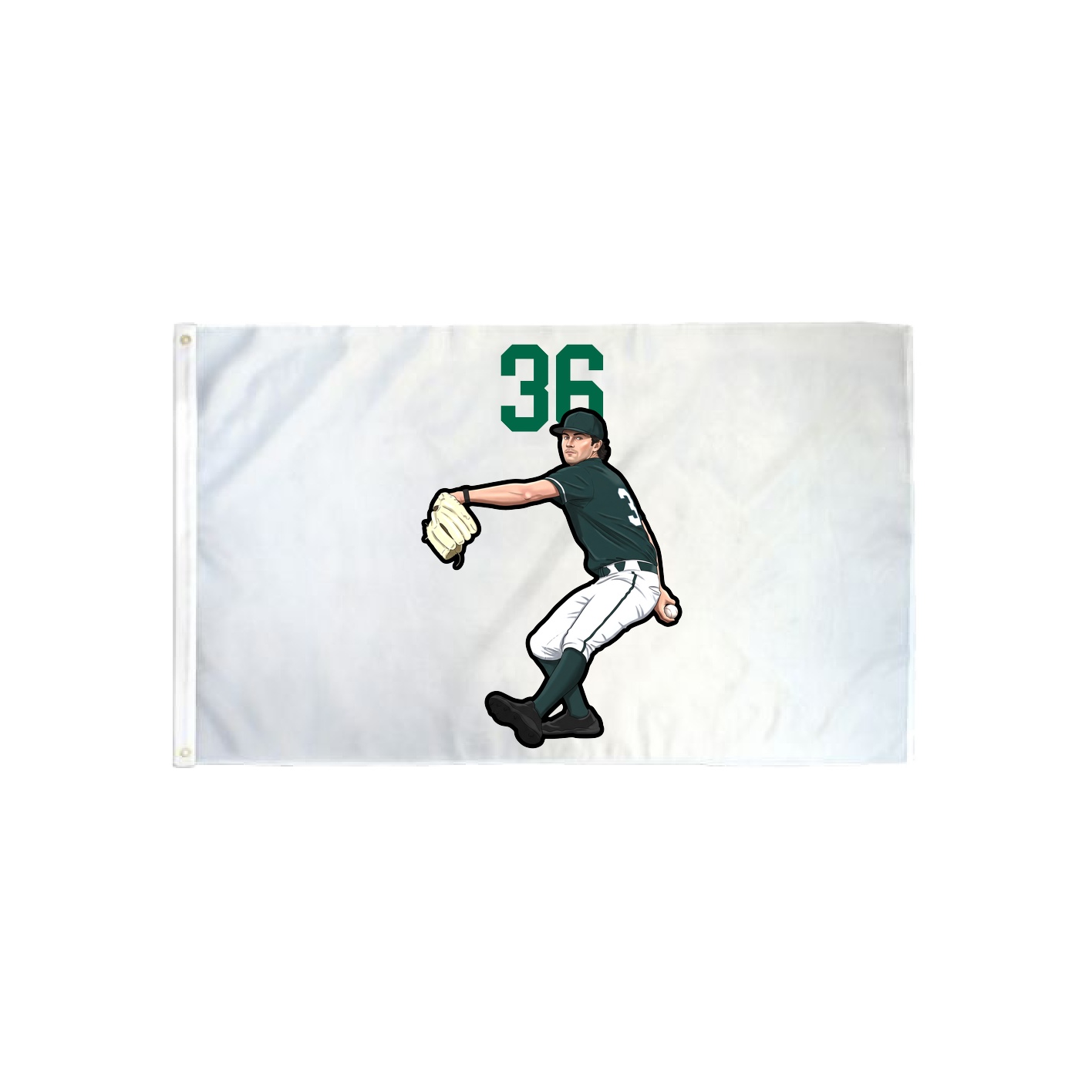 3x5 Flag — Number Top in Classic