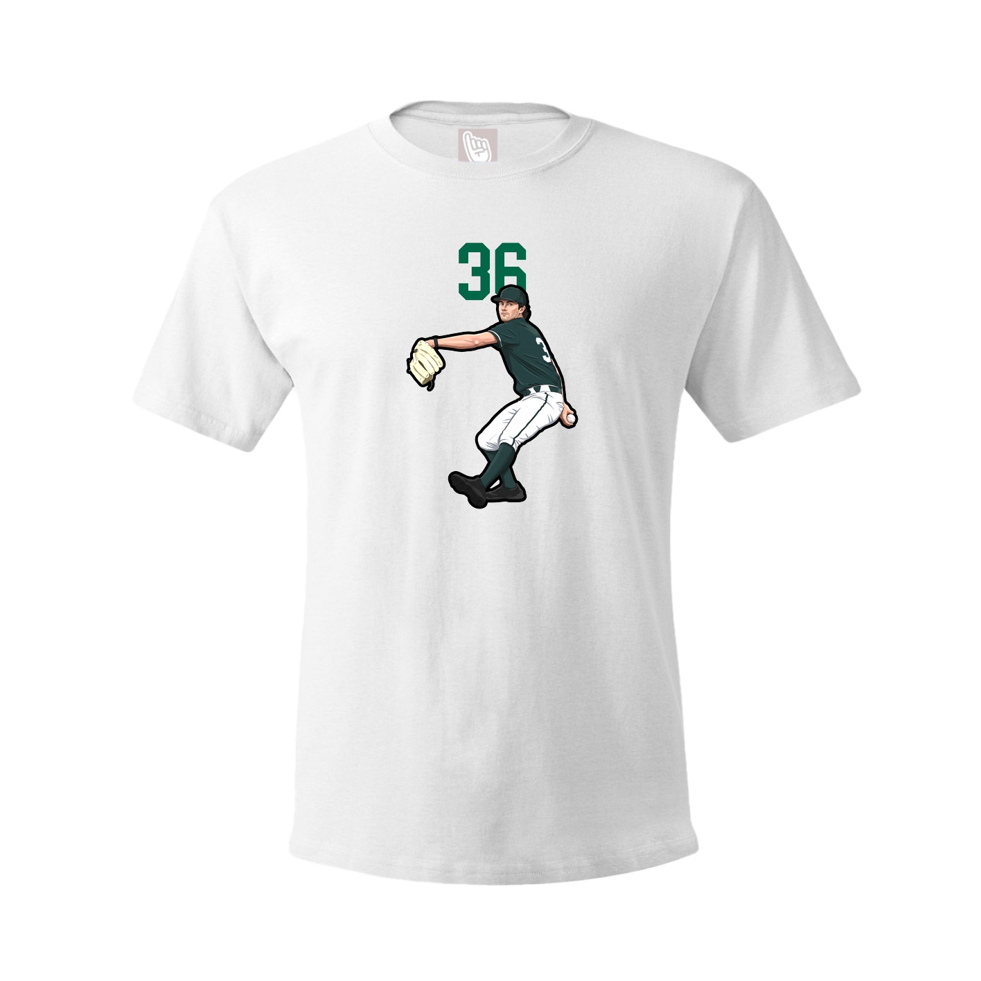 Tee — Number Top in White