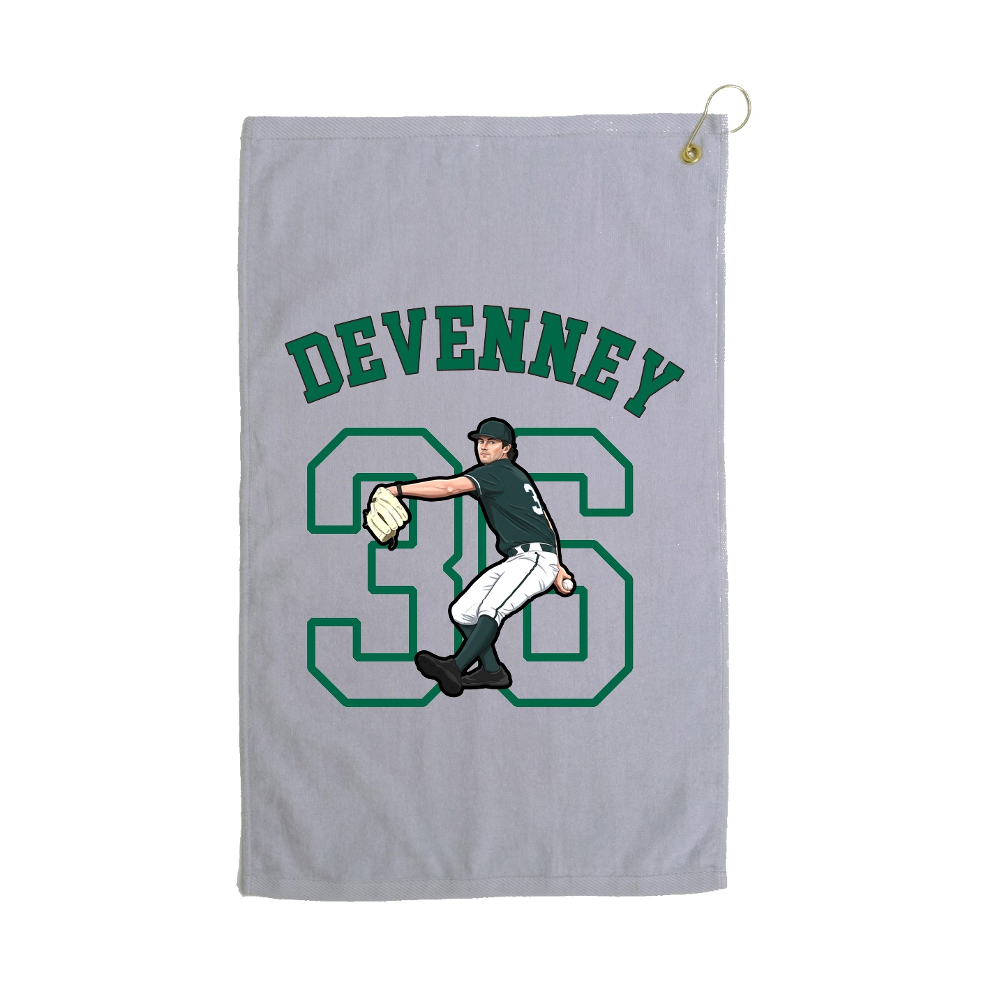Golf Towel — Shirsey Arch in Grey
