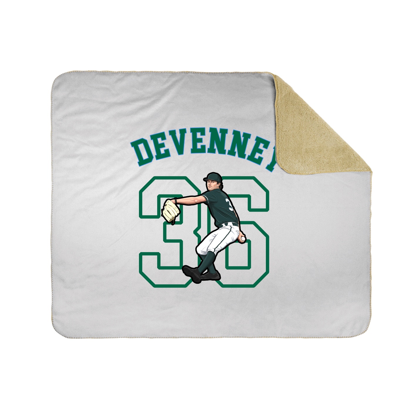 Throw Blanket — Shirsey Arch in White